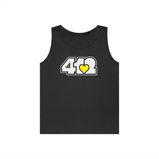 Yellow Heart Cotton Tank Top