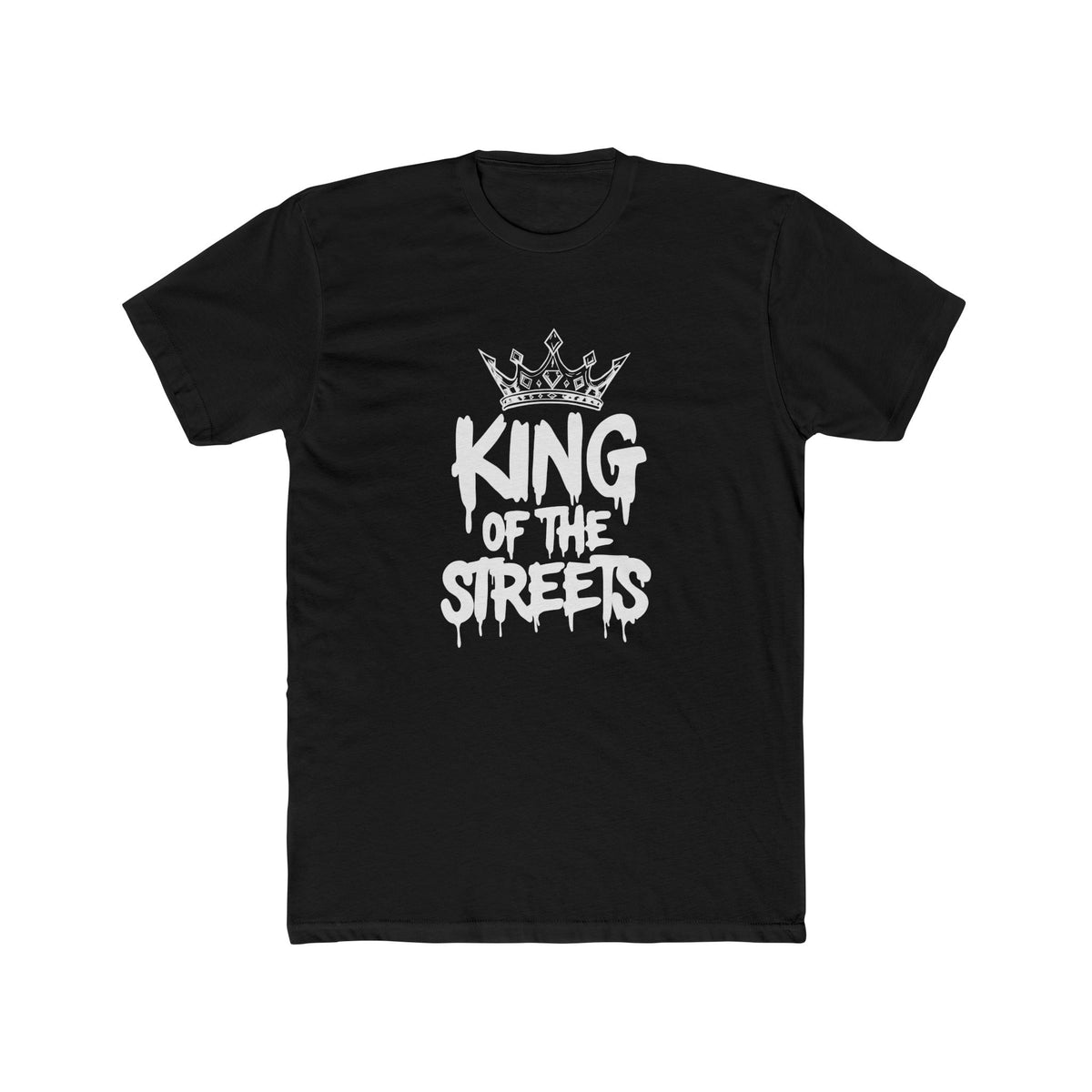 King of the Streets — Urban Graffiti Crown Graphic Tee
