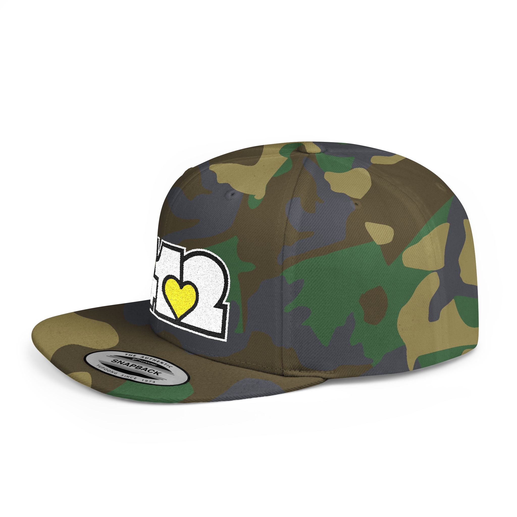 Pittsburgh 412 White & Yellow Embroidered Flat Bill Snapback Hat