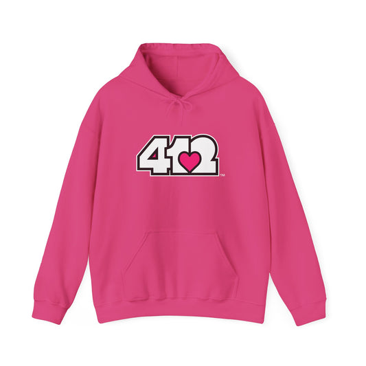 Pink Heart Adult Hoodie