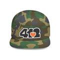 Pittsburgh 412 Black & Orange Embroidered Flat Bill Snapback Hat