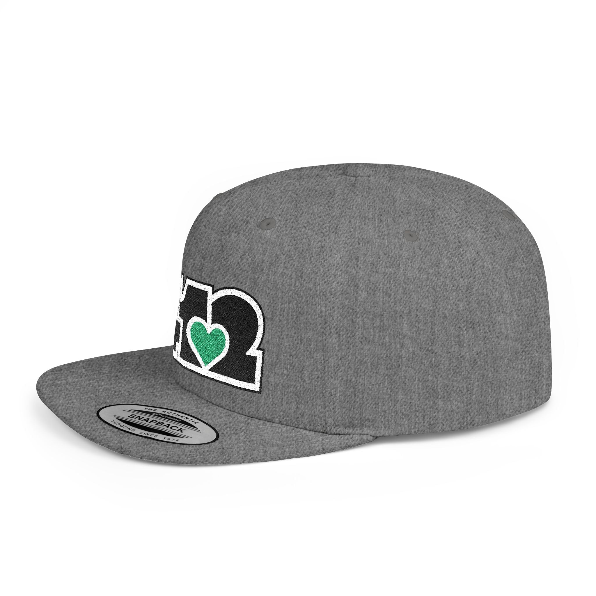 Pittsburgh 412 Black & Green Embroidered Flat Bill Snapback Hat