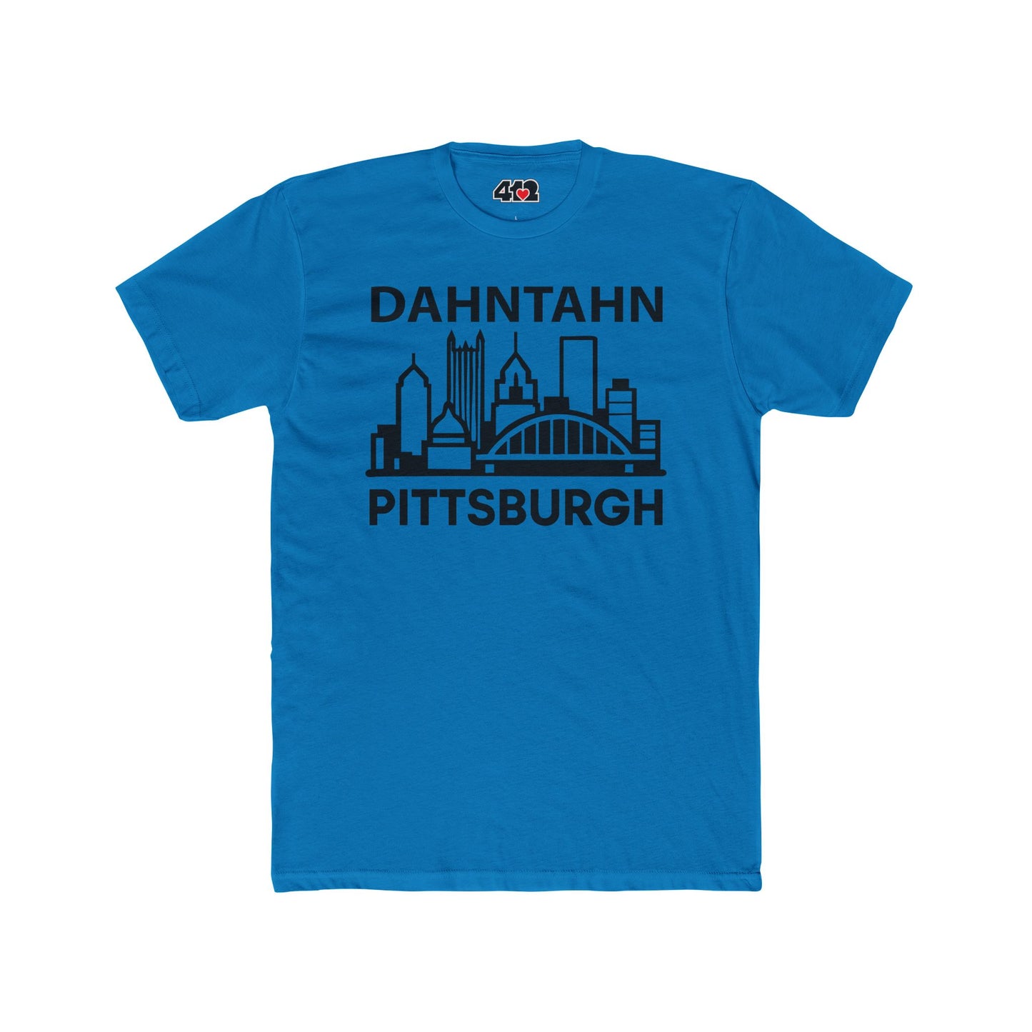 Dahntahn Pittsburgh Adult Tee -  Black Logo