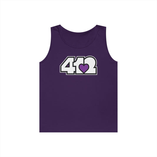 Purple Heart Cotton Tank Top