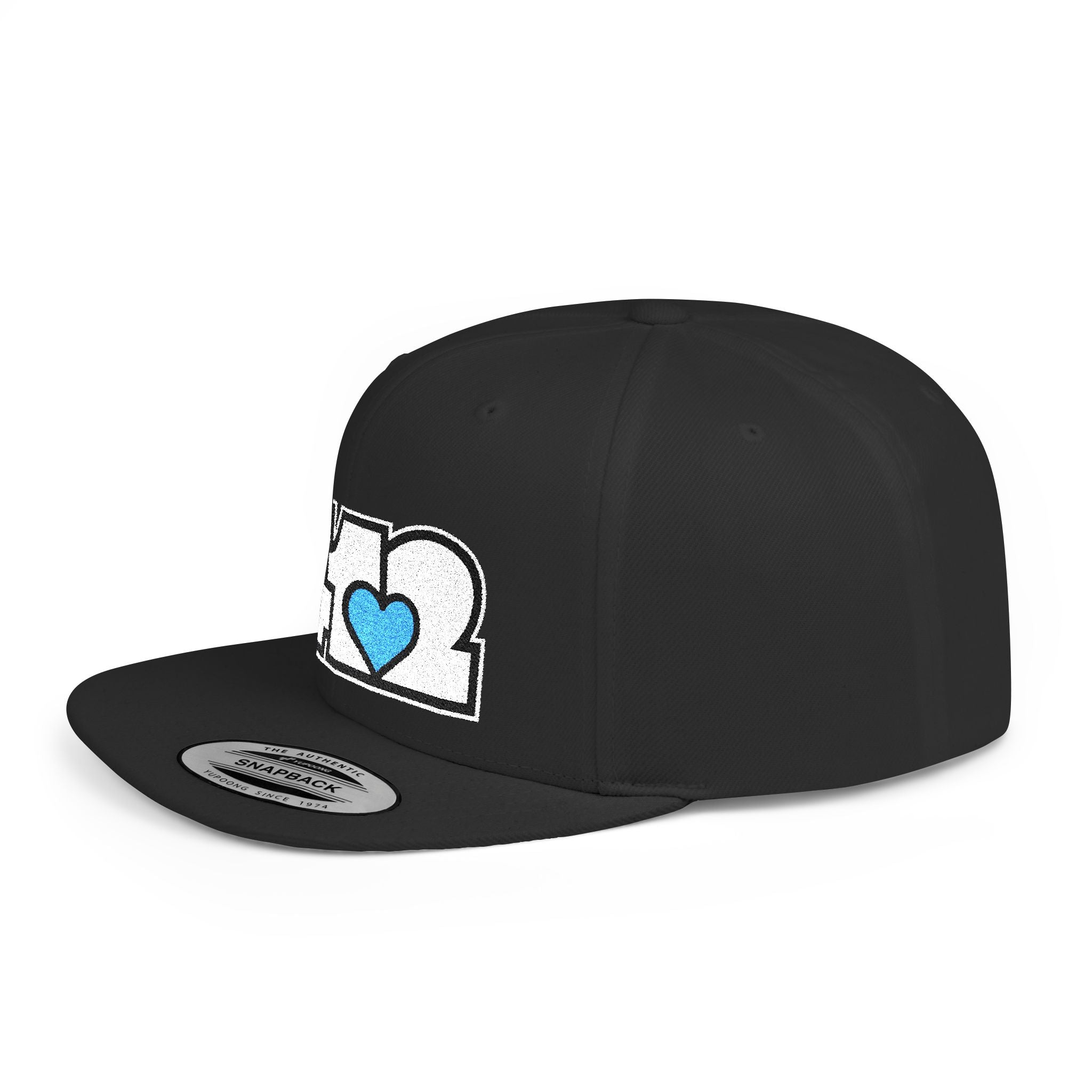 Pittsburgh 412 White & Blue Embroidered Flat Bill Snapback Hat