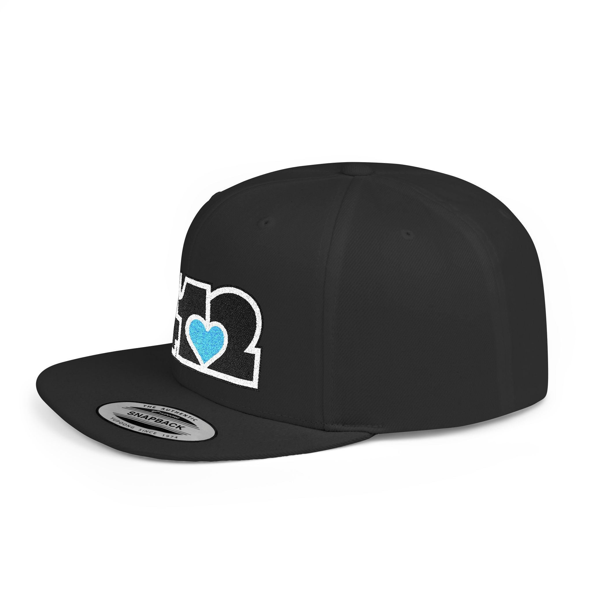 Pittsburgh 412 Black & Blue Embroidered Flat Bill Snapback Hat