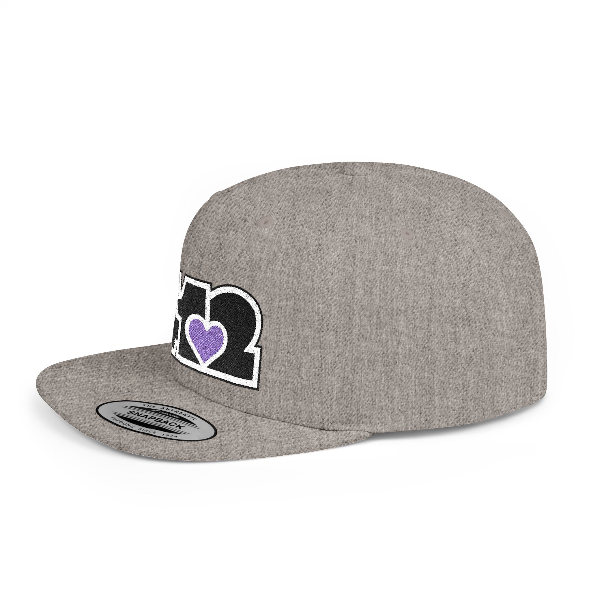 Pittsburgh 412 Black & Purple Embroidered Flat Bill Snapback Hat