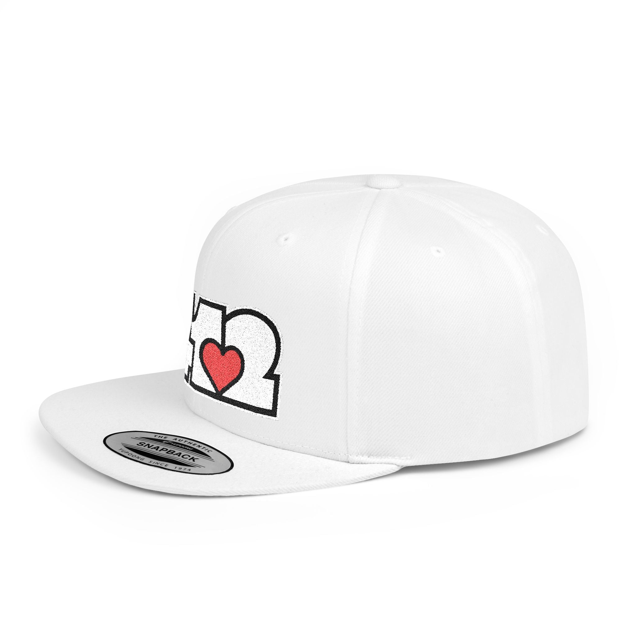 Pittsburgh 412 White & Red Embroidered Flat Bill Snapback Hat