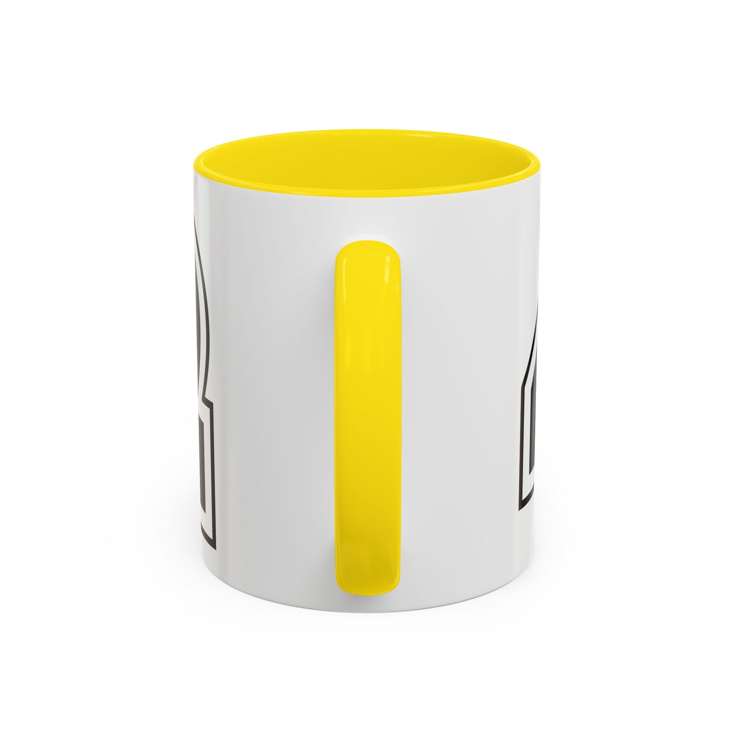 412 Collectible Mug - Yellow Heart, Black Logo
