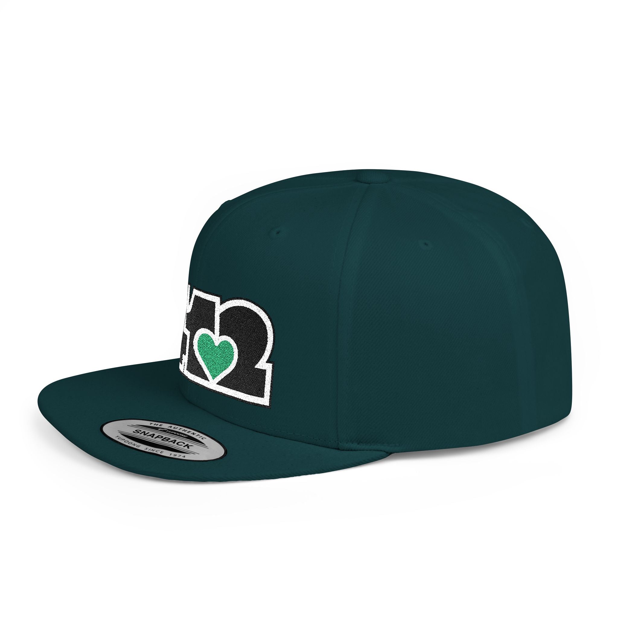 Pittsburgh 412 Black & Green Embroidered Flat Bill Snapback Hat