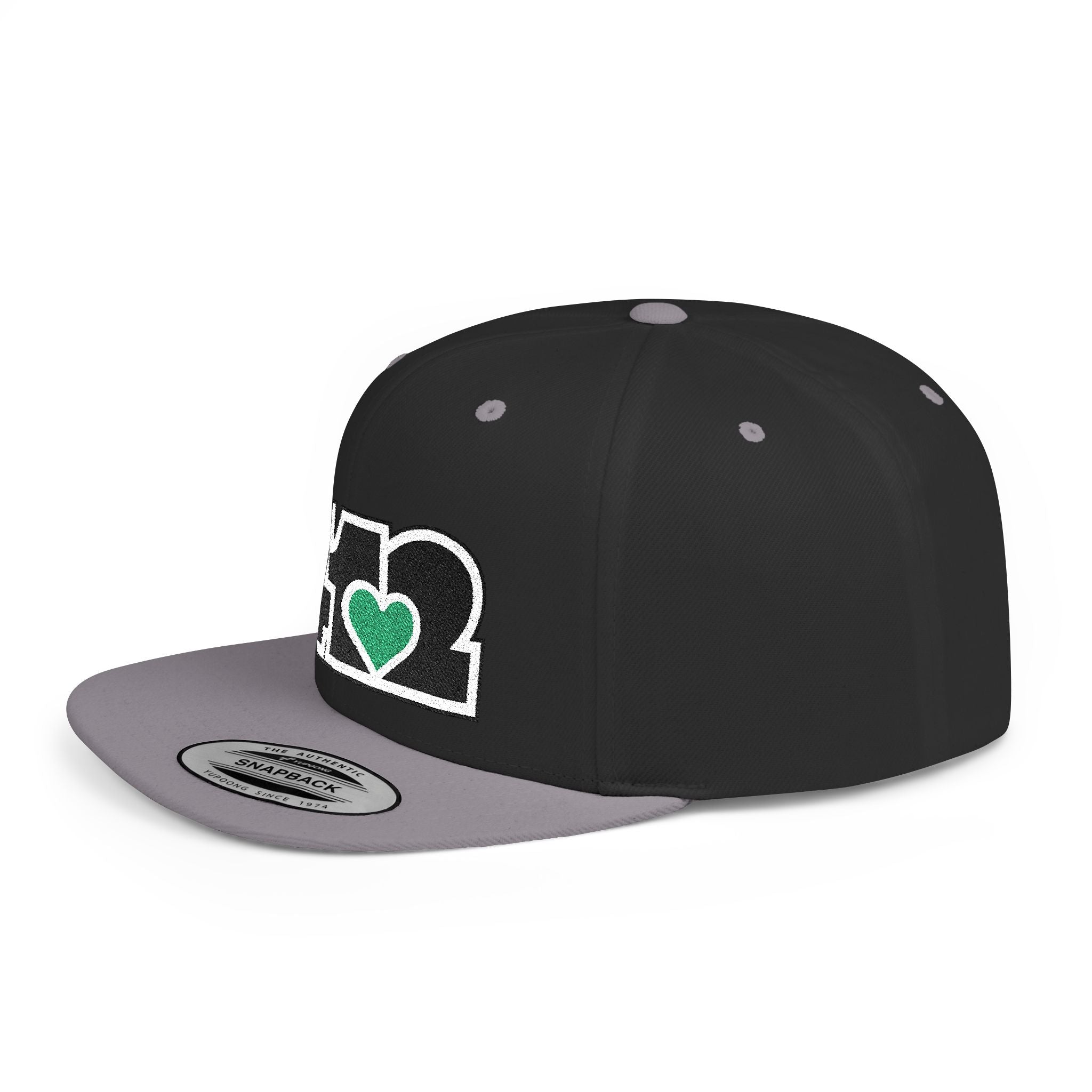 Pittsburgh 412 Black & Green Embroidered Flat Bill Snapback Hat