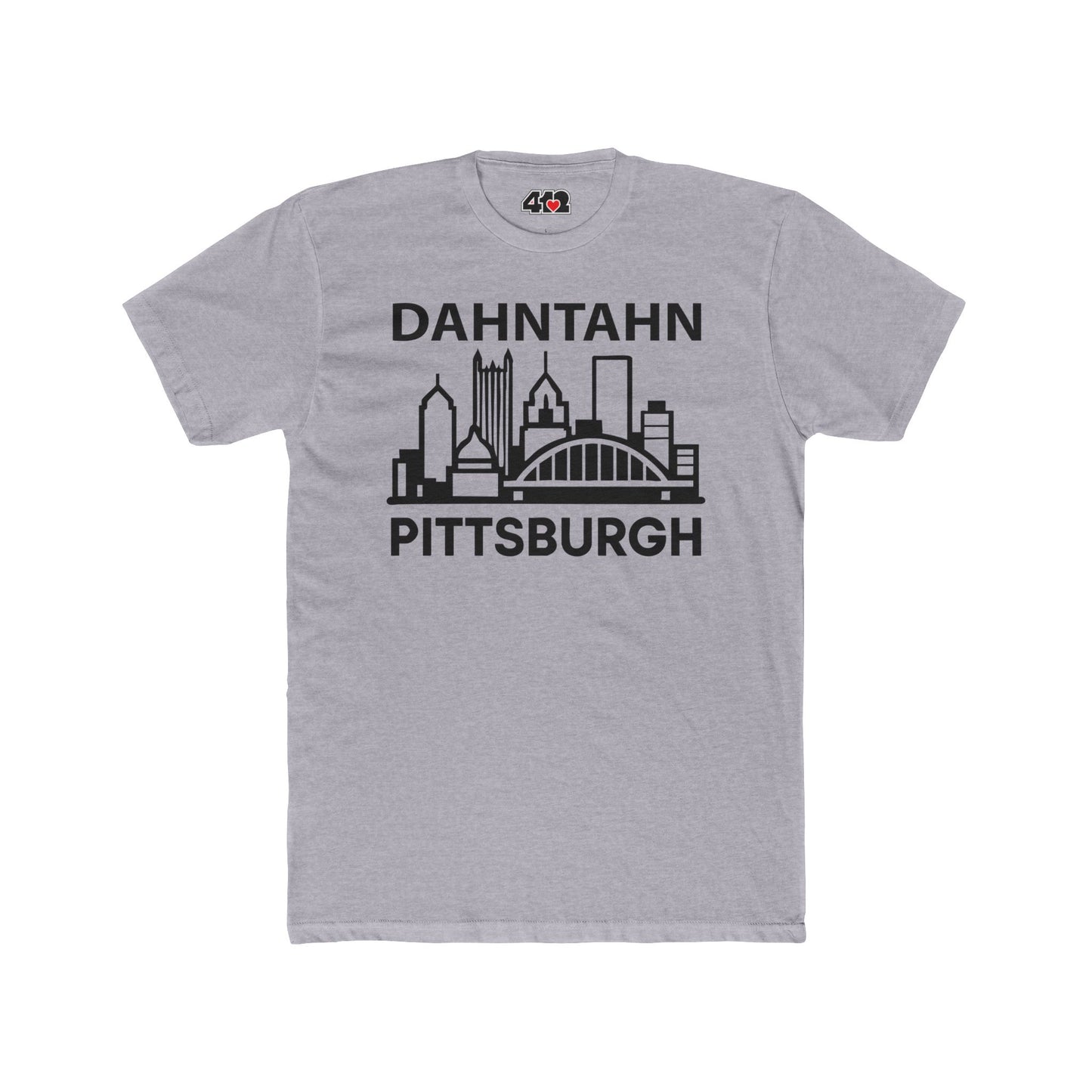 Dahntahn Pittsburgh Adult Tee -  Black Logo