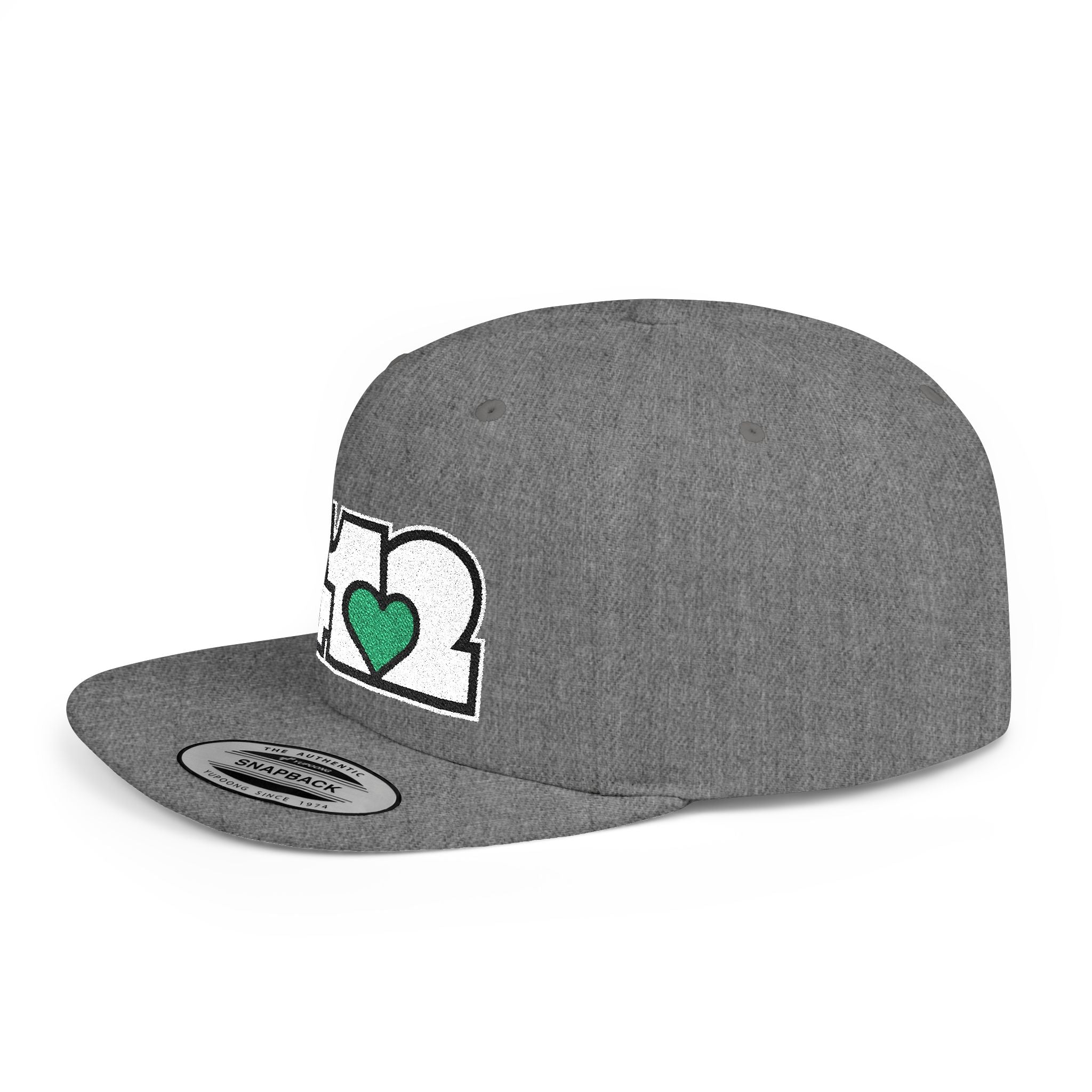 Pittsburgh 412 White & Green Embroidered Flat Bill Snapback Hat