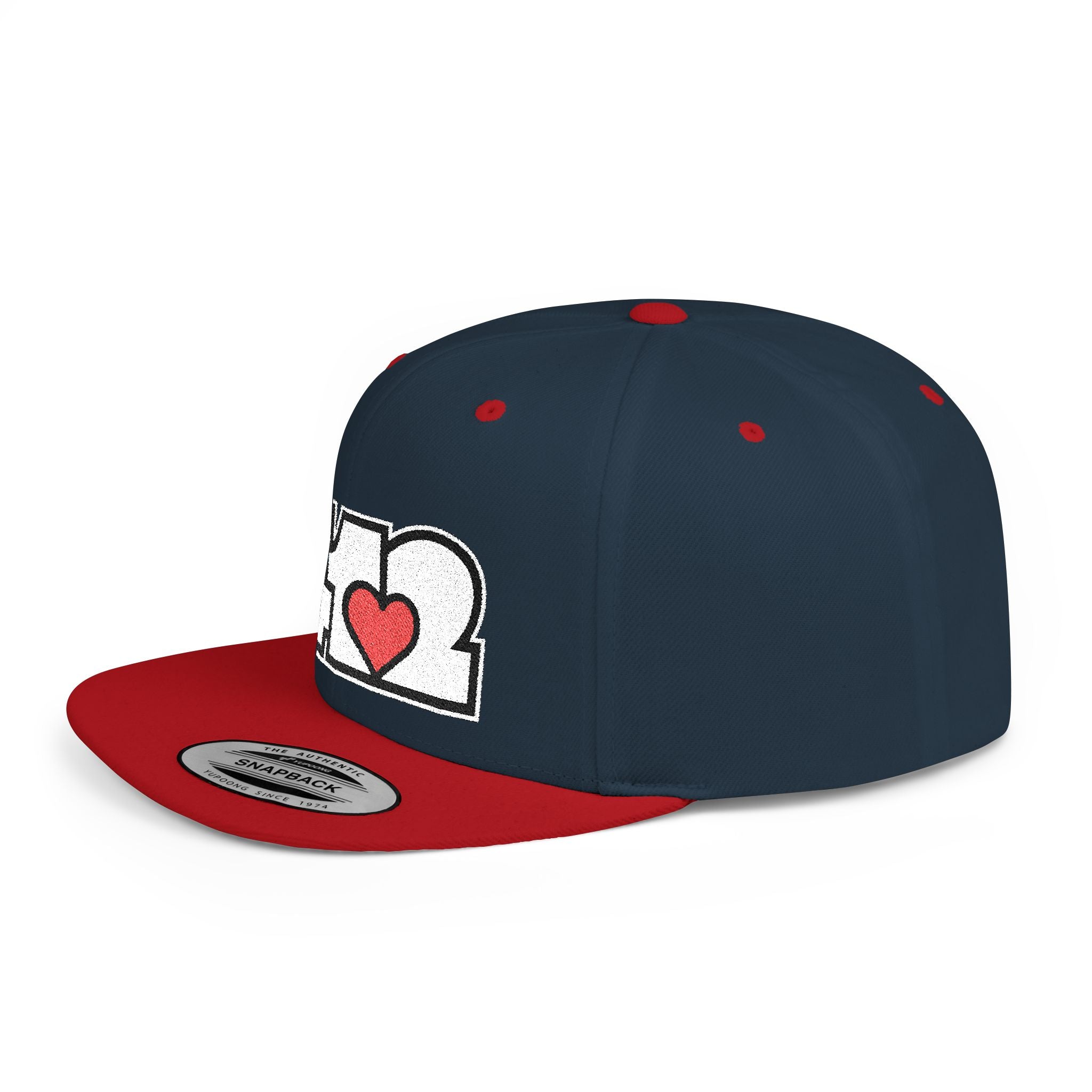 Pittsburgh 412 White & Red Embroidered Flat Bill Snapback Hat
