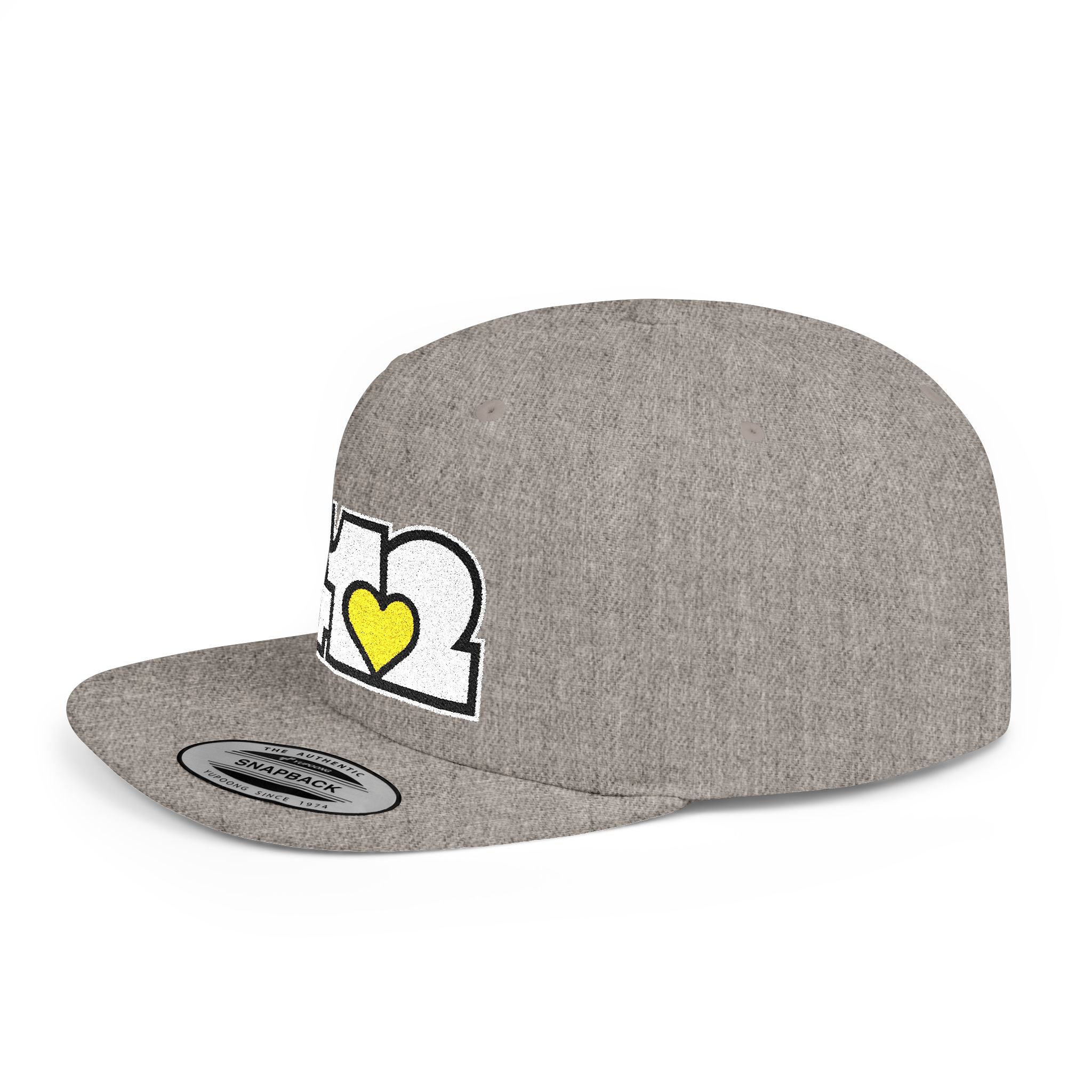 Pittsburgh 412 White & Yellow Embroidered Flat Bill Snapback Hat