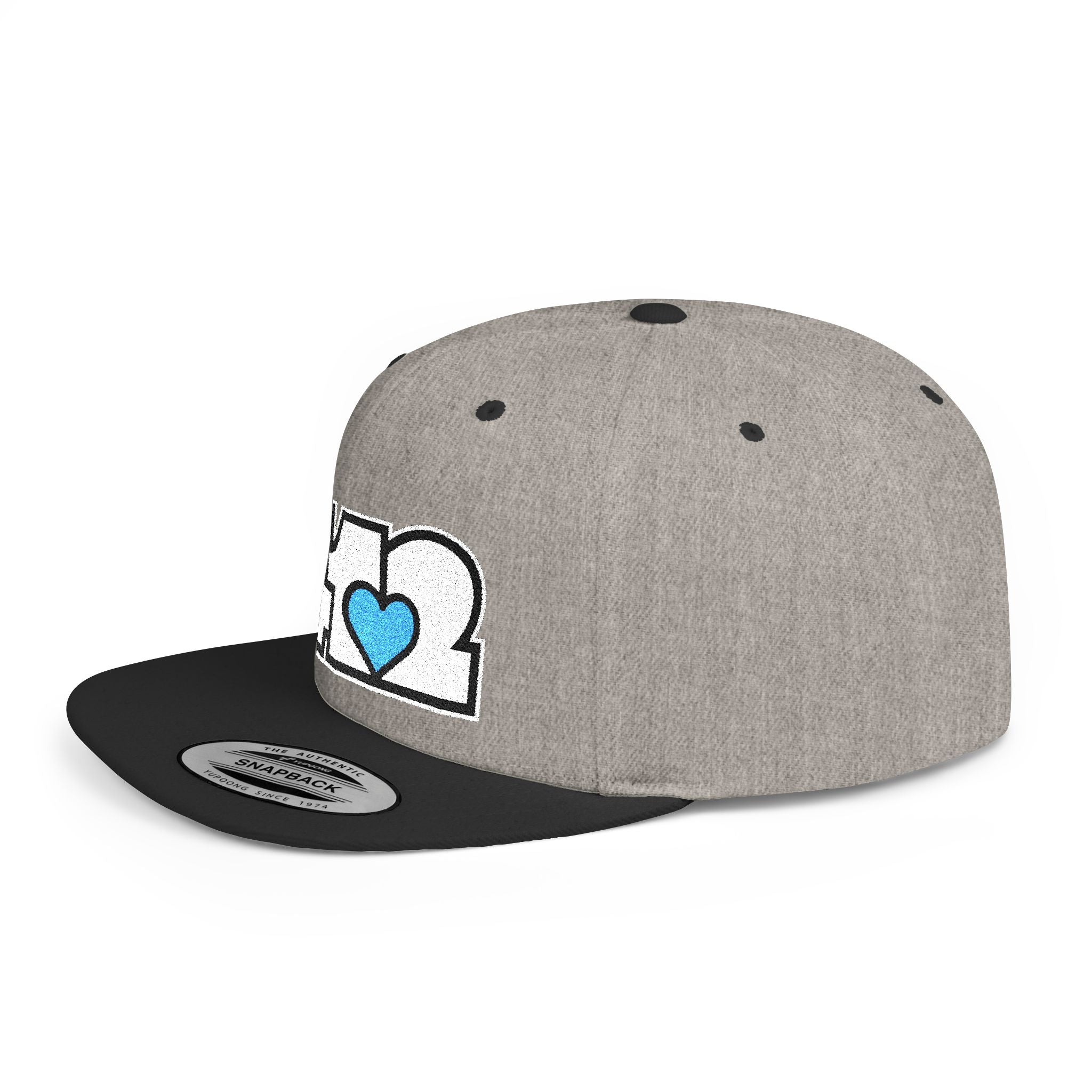 Pittsburgh 412 White & Blue Embroidered Flat Bill Snapback Hat