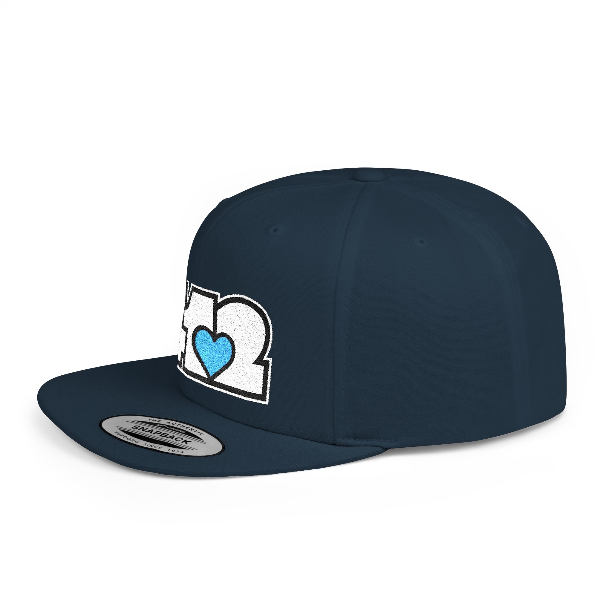 Pittsburgh 412 White & Blue Embroidered Flat Bill Snapback Hat