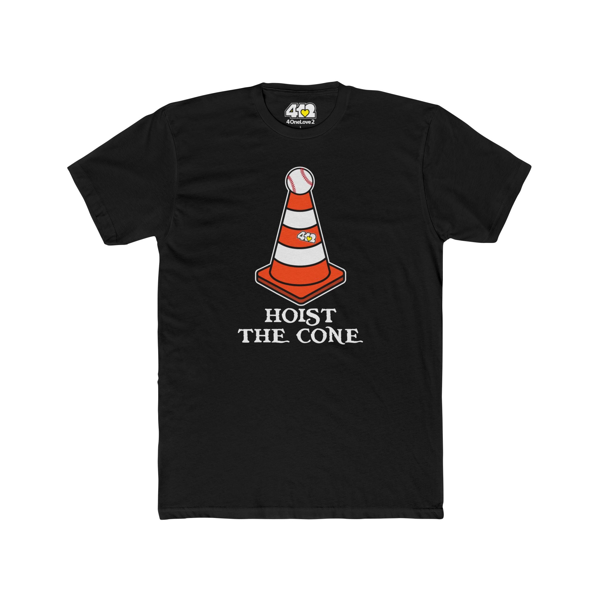 Hoist The Cone T?Shirt – heather-gray – Pittsburgh N'AT T-Shirts – 4OneLove2
