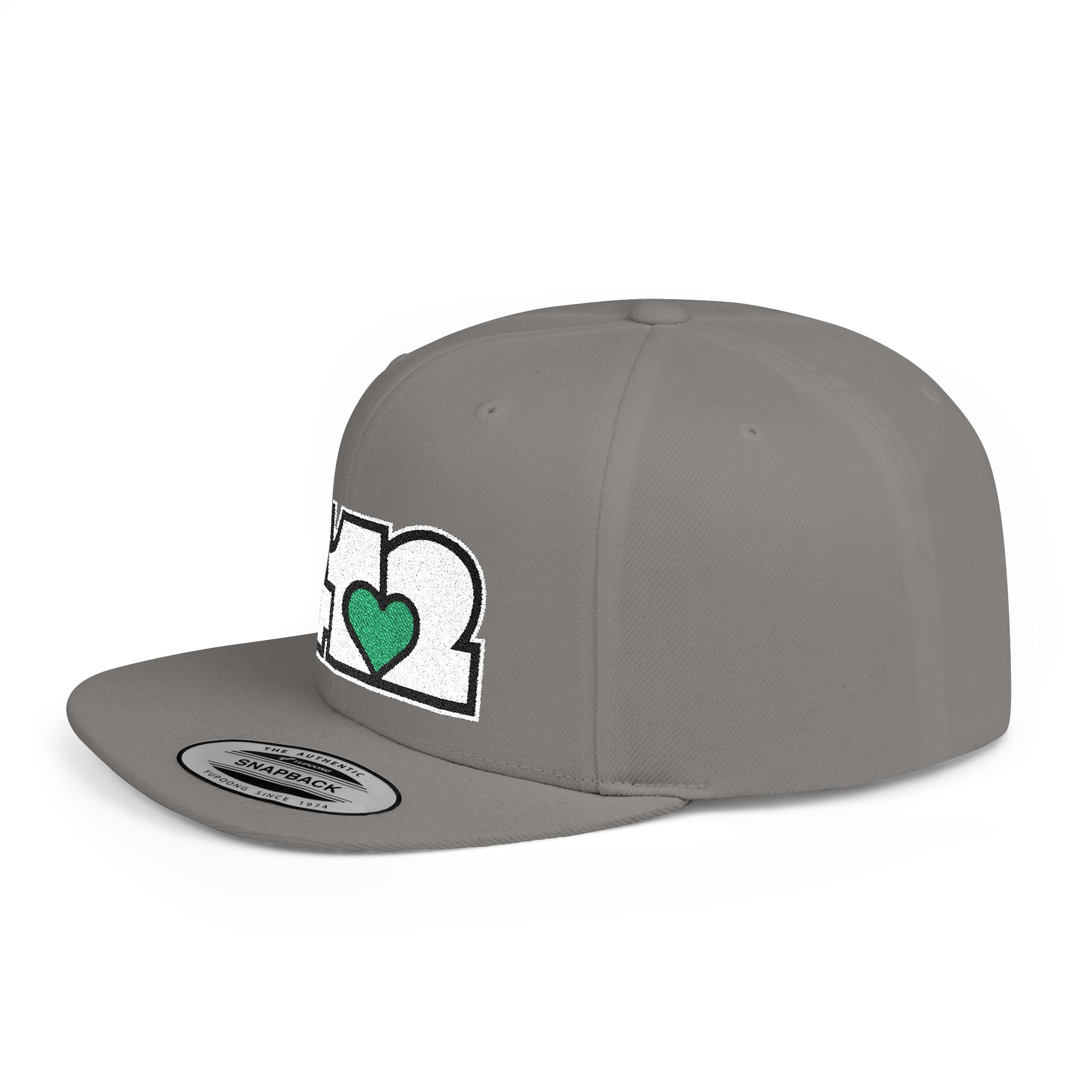 Pittsburgh 412 White & Green Embroidered Flat Bill Snapback Hat