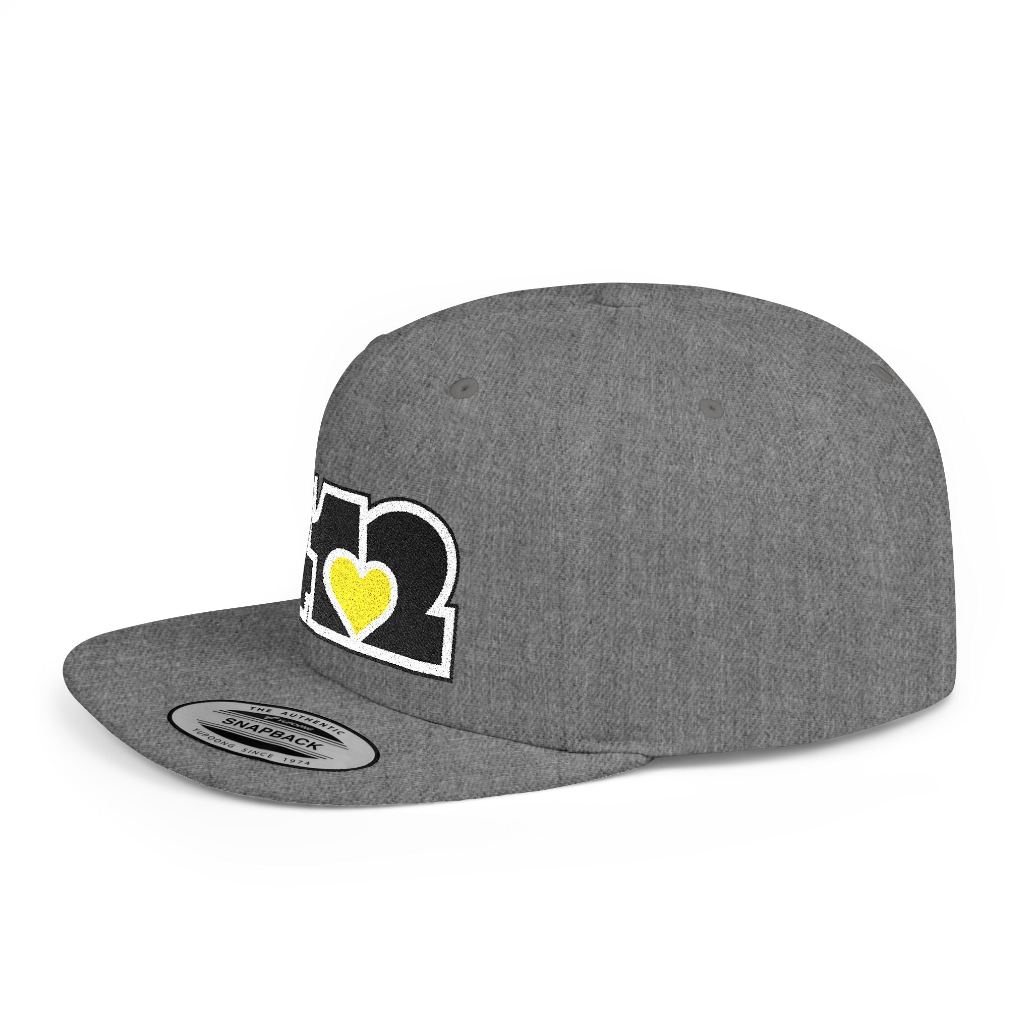 Pittsburgh 412 Black & Yellow Embroidered Flat Bill Snapback Hat