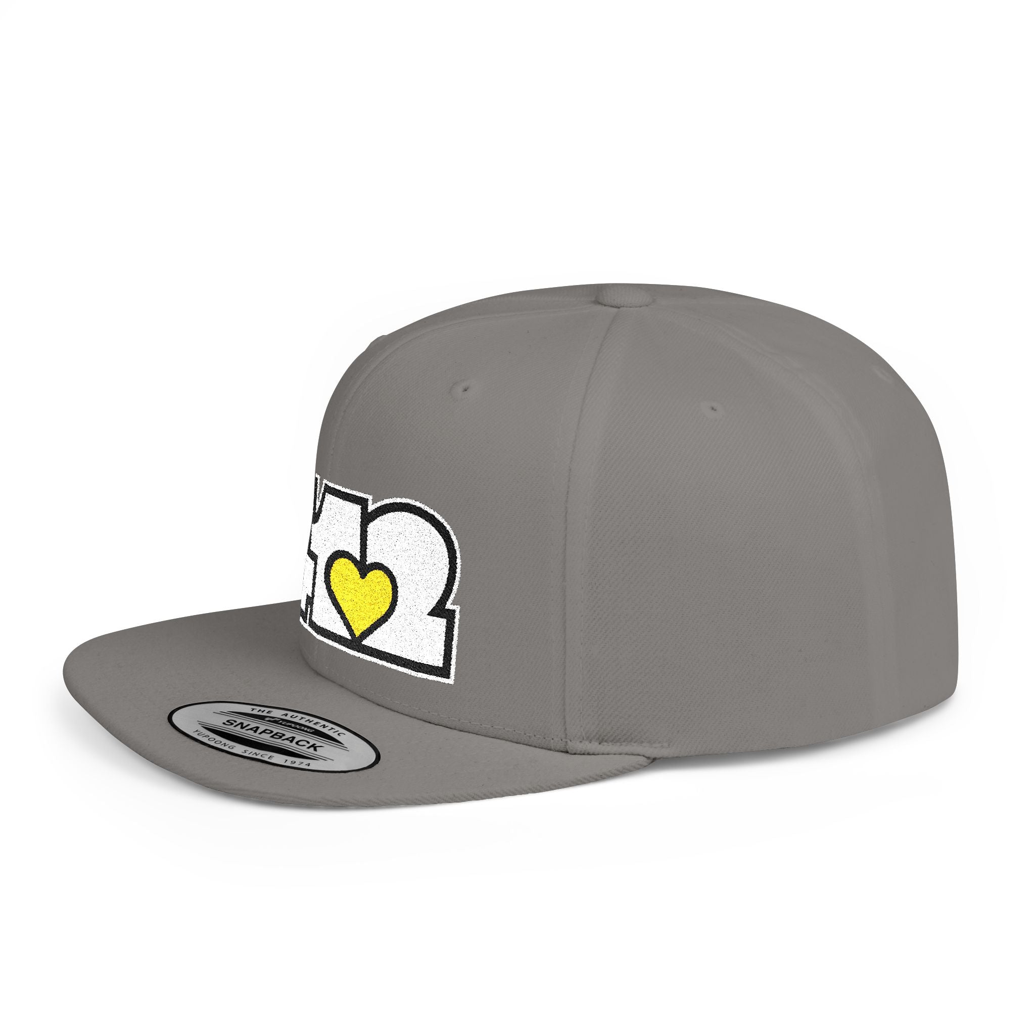 Pittsburgh 412 White & Yellow Embroidered Flat Bill Snapback Hat