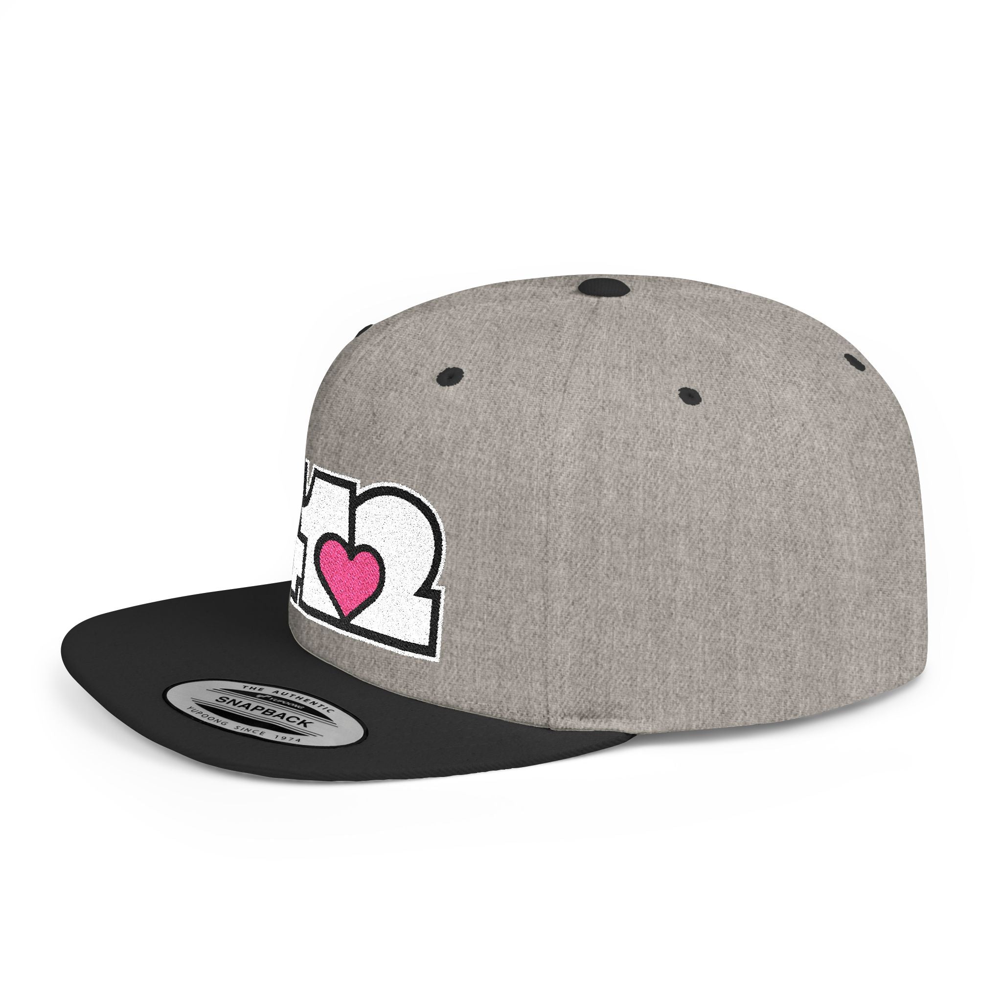 Pittsburgh 412 White & Pink Embroidered Flat Bill Snapback Hat