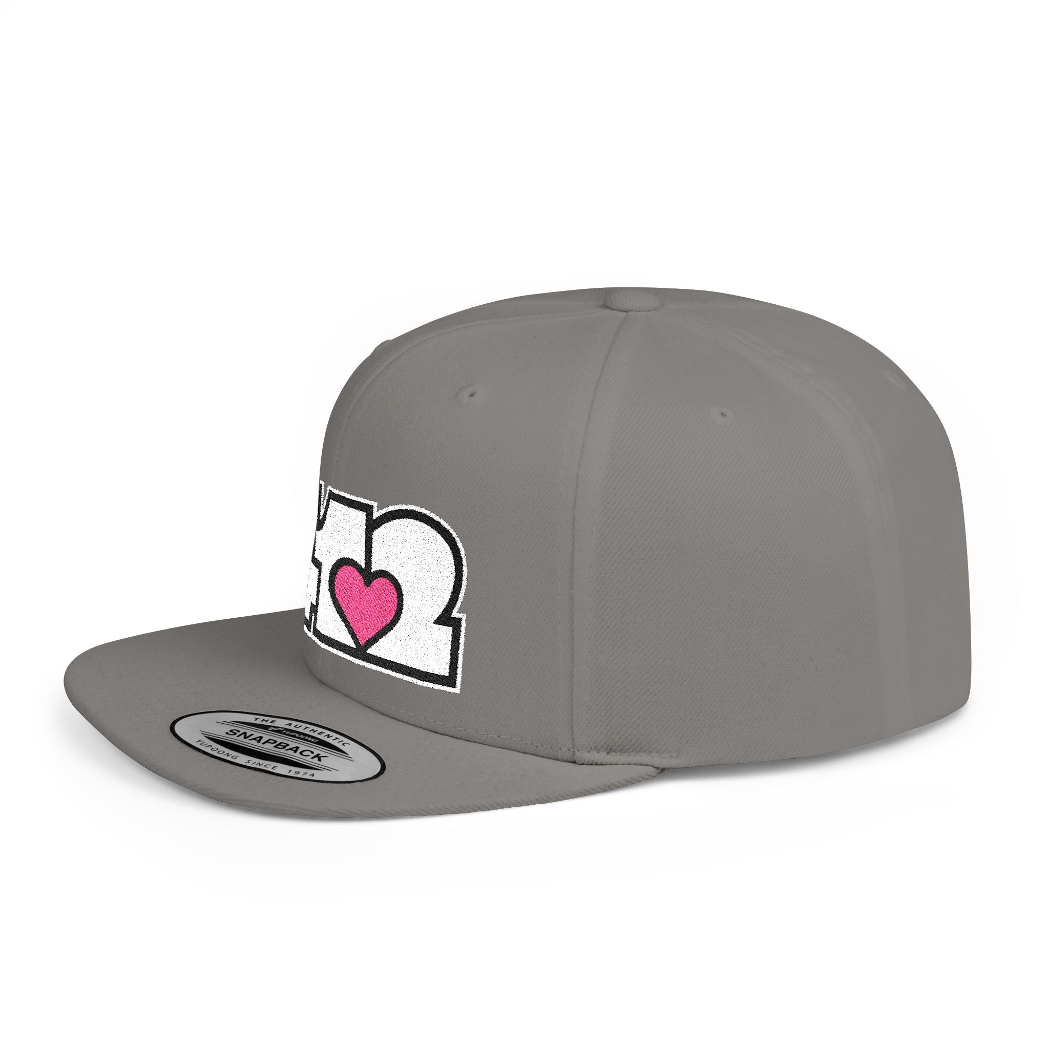 Pittsburgh 412 White & Pink Embroidered Flat Bill Snapback Hat