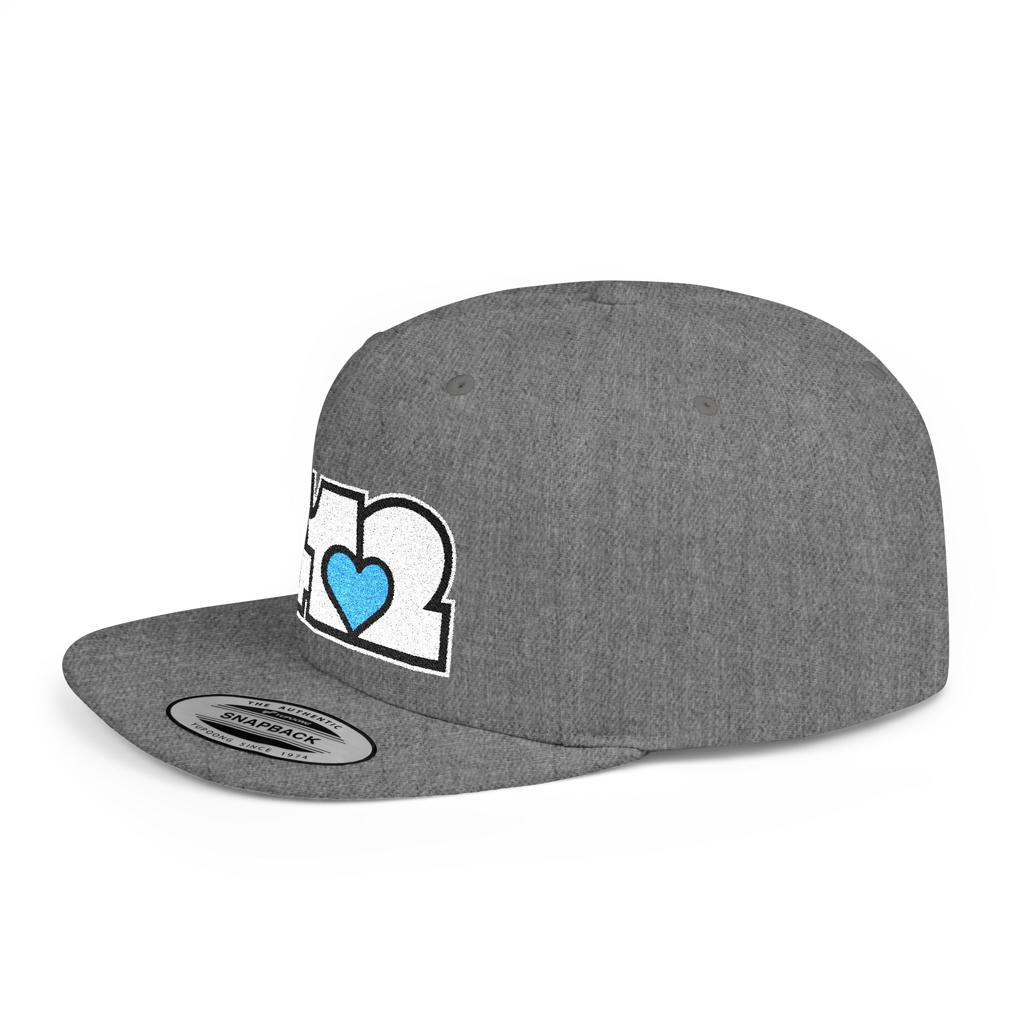 Pittsburgh 412 White & Blue Embroidered Flat Bill Snapback Hat
