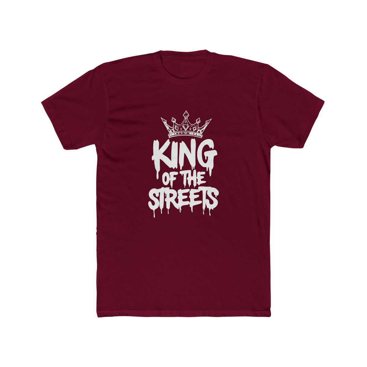 King of the Streets — Urban Graffiti Crown Graphic Tee