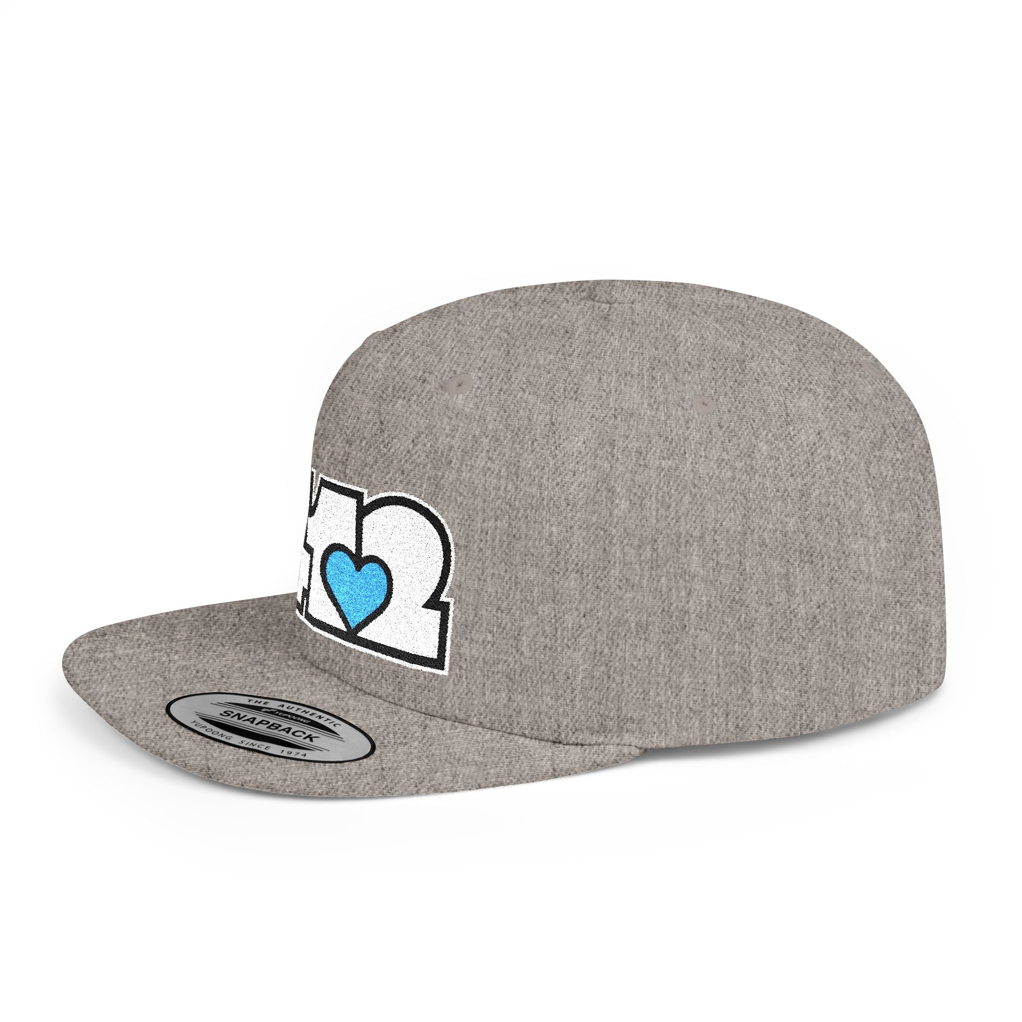 Pittsburgh 412 White & Blue Embroidered Flat Bill Snapback Hat
