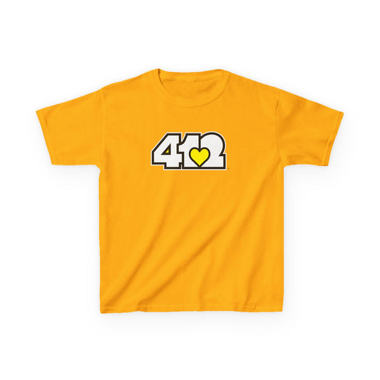 Yellow Heart Kids Cotton Tee