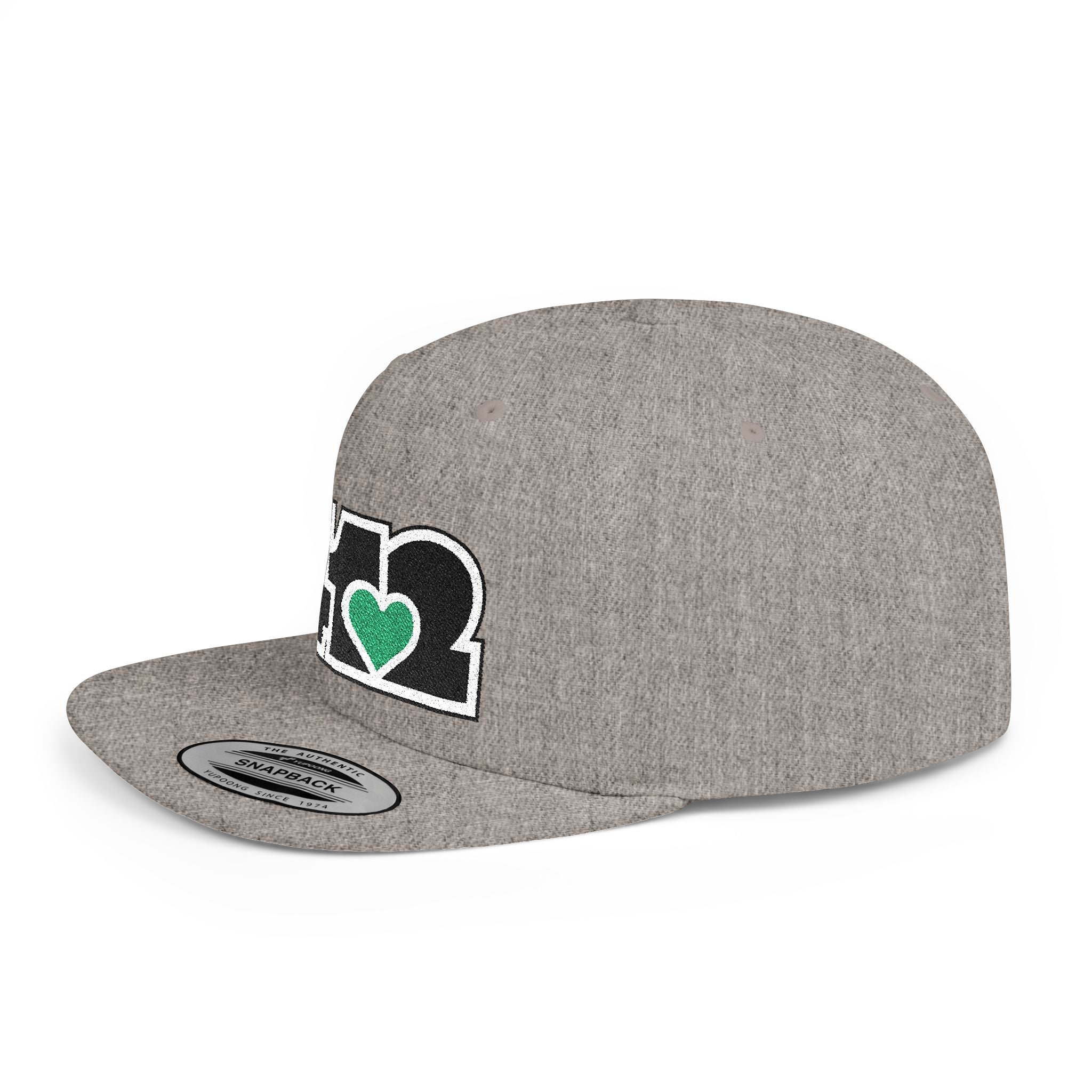 Pittsburgh 412 Black & Green Embroidered Flat Bill Snapback Hat