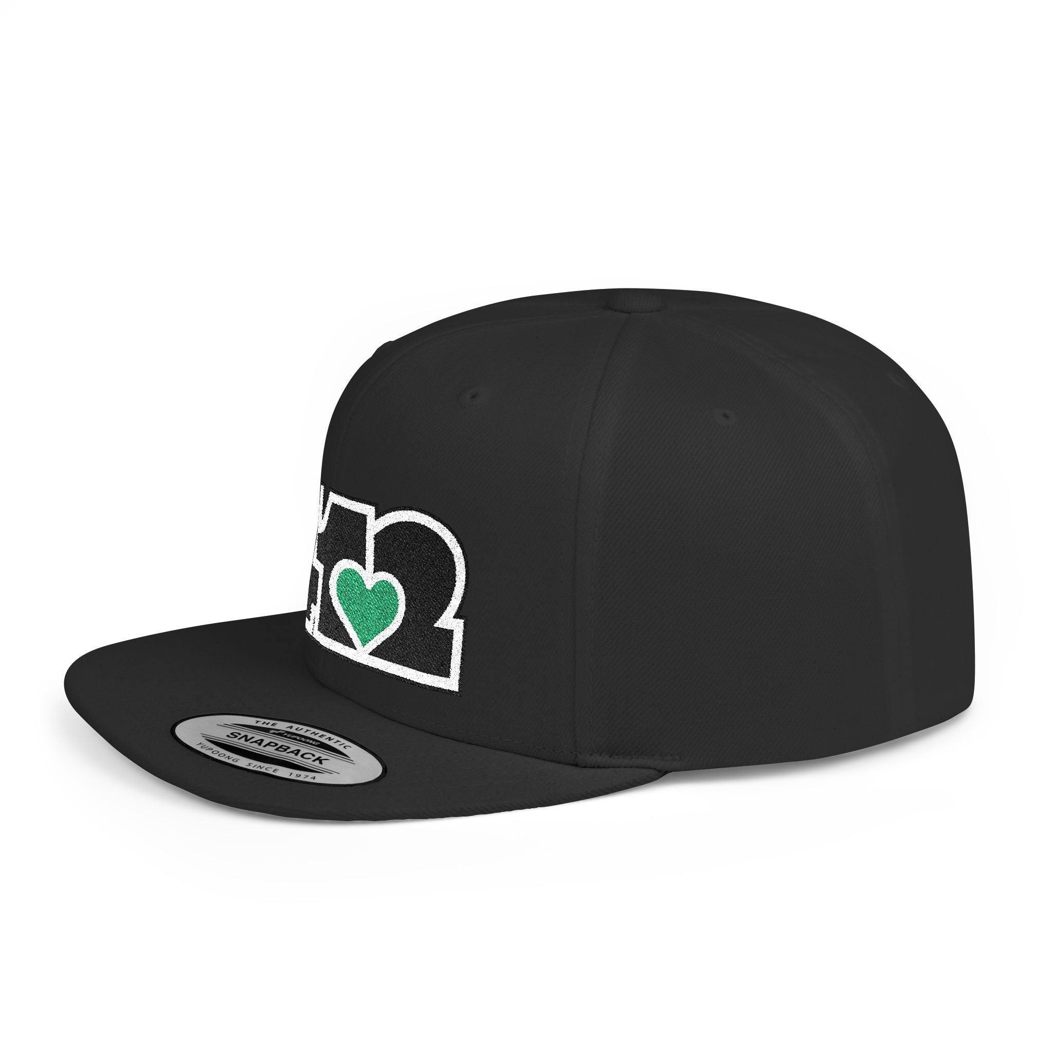 Pittsburgh 412 Black & Green Embroidered Flat Bill Snapback Hat