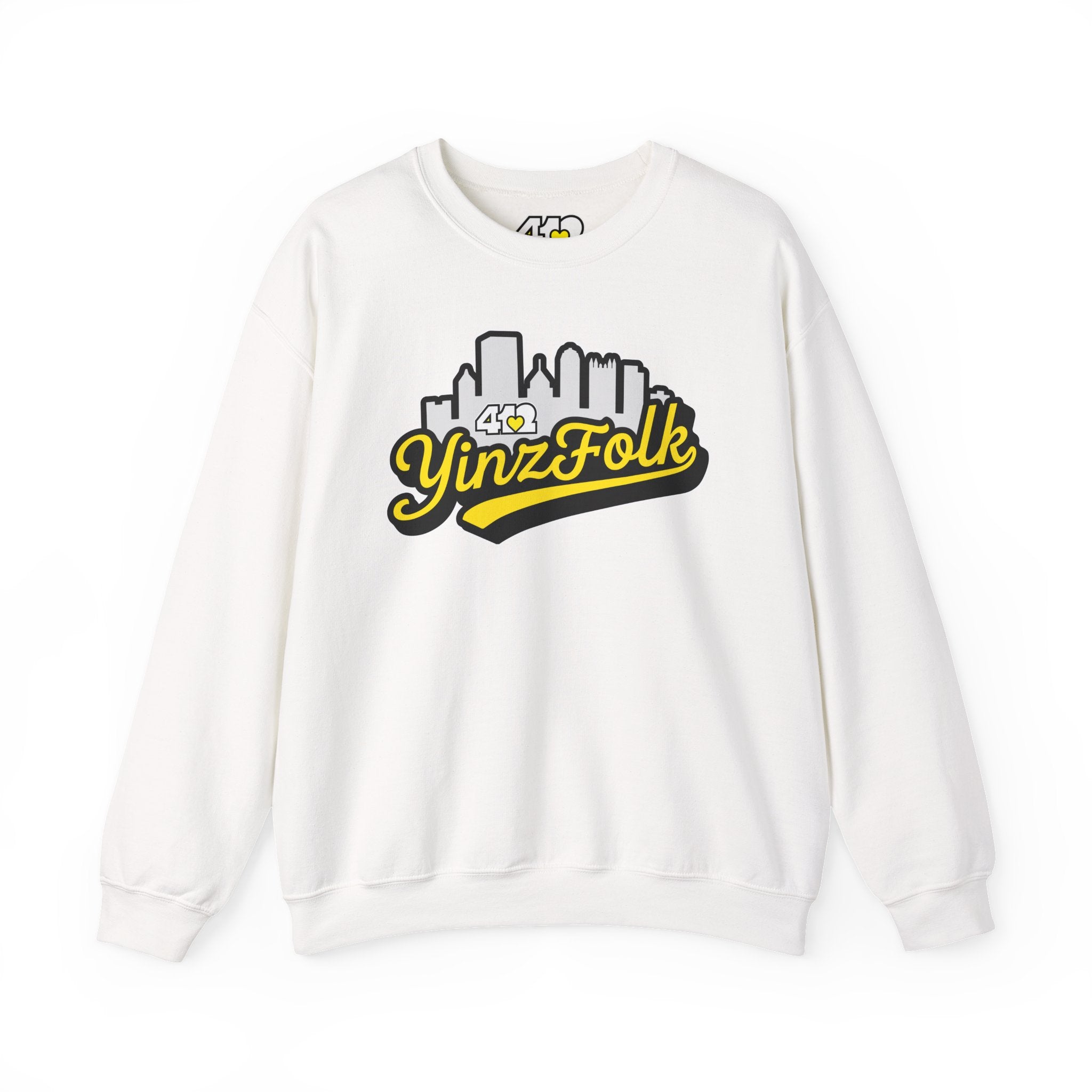 Yinz Folk Crewneck – ash – Pittsburgh N'AT Crewnecks – 4OneLove2