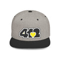 Pittsburgh 412 Black & Yellow Embroidered Flat Bill Snapback Hat