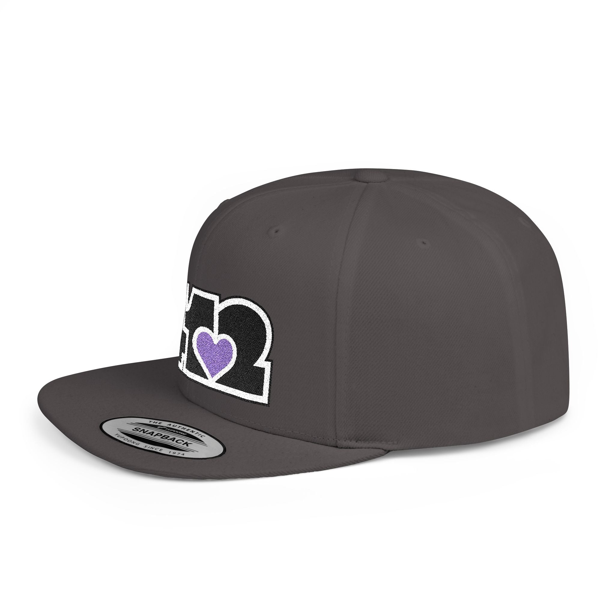 Pittsburgh 412 Black & Purple Embroidered Flat Bill Snapback Hat