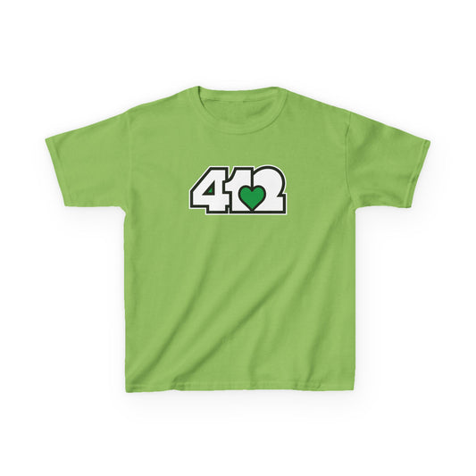 Green Heart Kids Cotton Tee