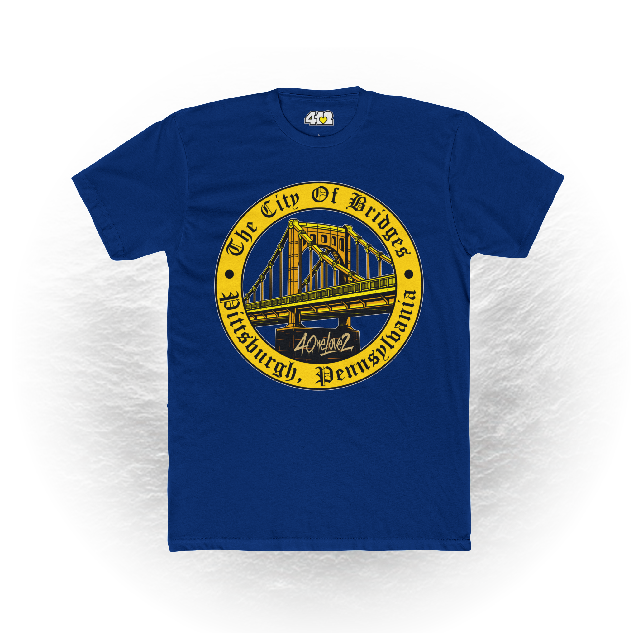 Pittsburgh City of Bridges Full Color Unisex T-Shirt