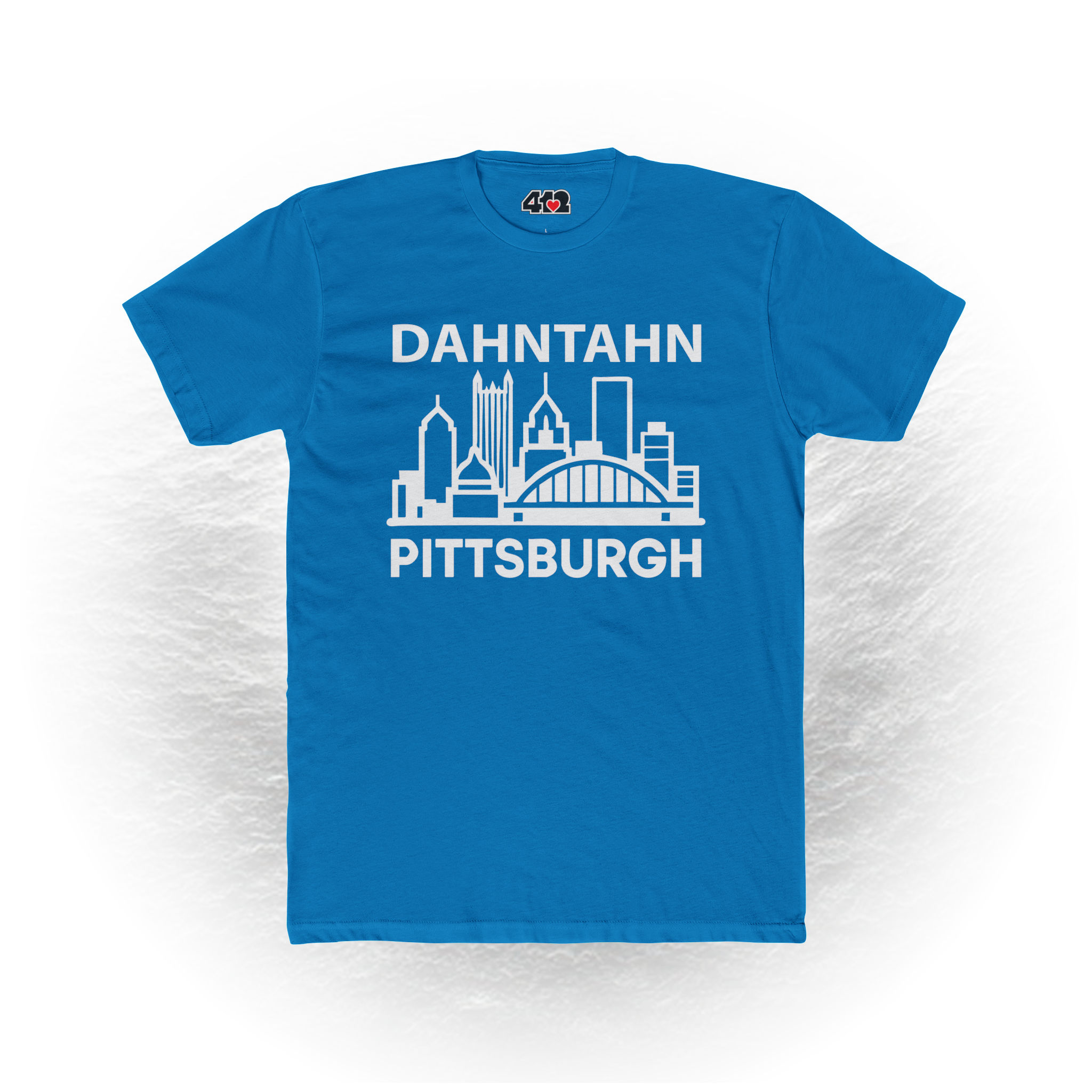 Pittsburgh Dahntahn White Logo Unisex T-Shirt