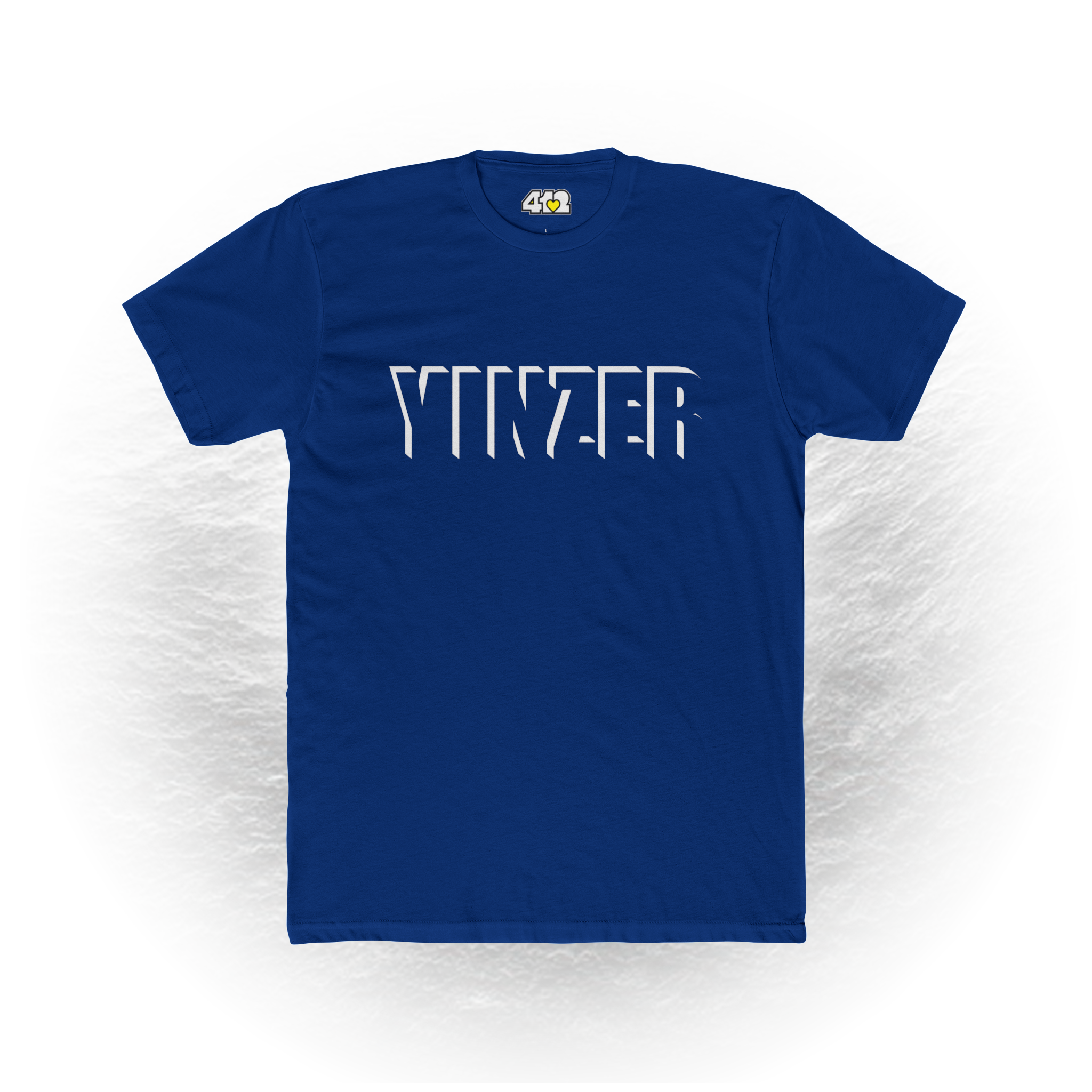 Pittsburgh Yinzer Bold White Logo Unisex T-Shirt