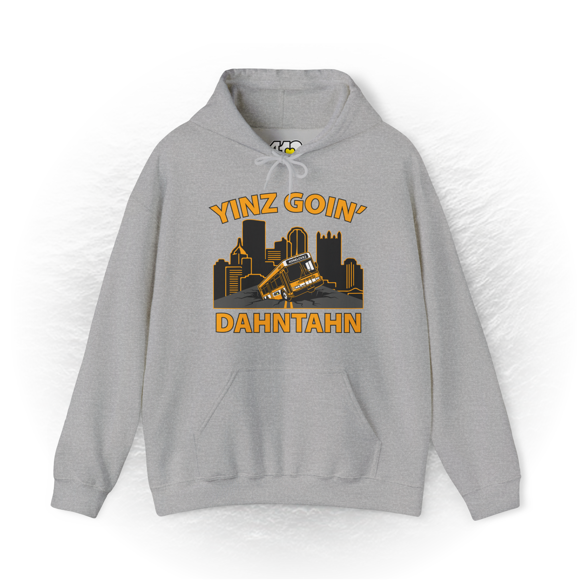 Pittsburgh Yinz Goin' Dahntahn Unisex Hoodie