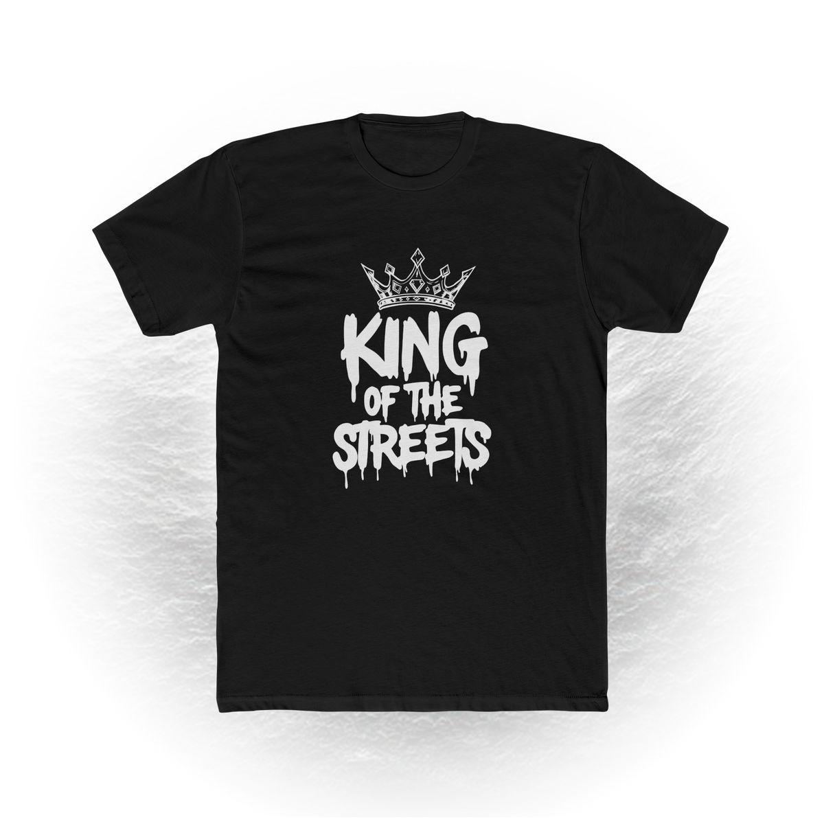 King of the Streets — Urban Graffiti Crown Graphic Tee