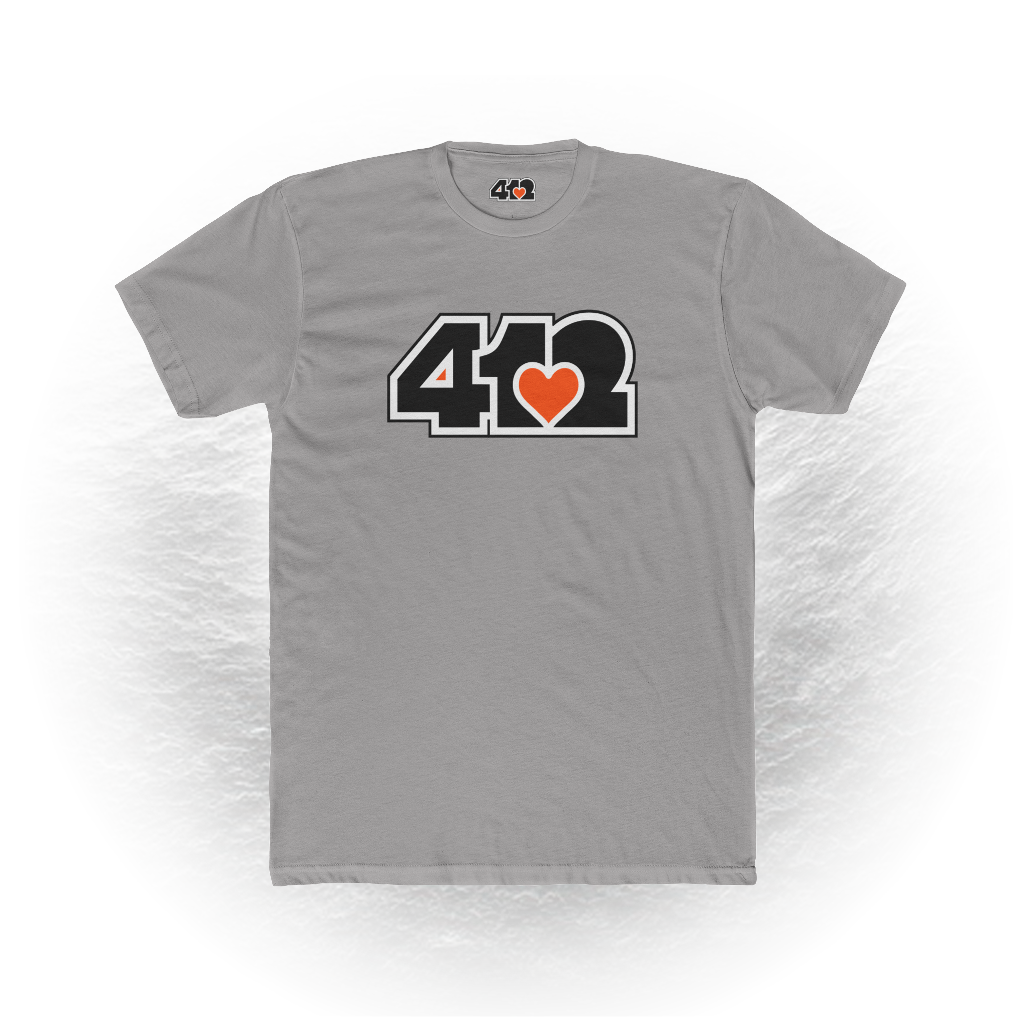 Pittsburgh Signature Black Orange 412 Unisex T-Shirt