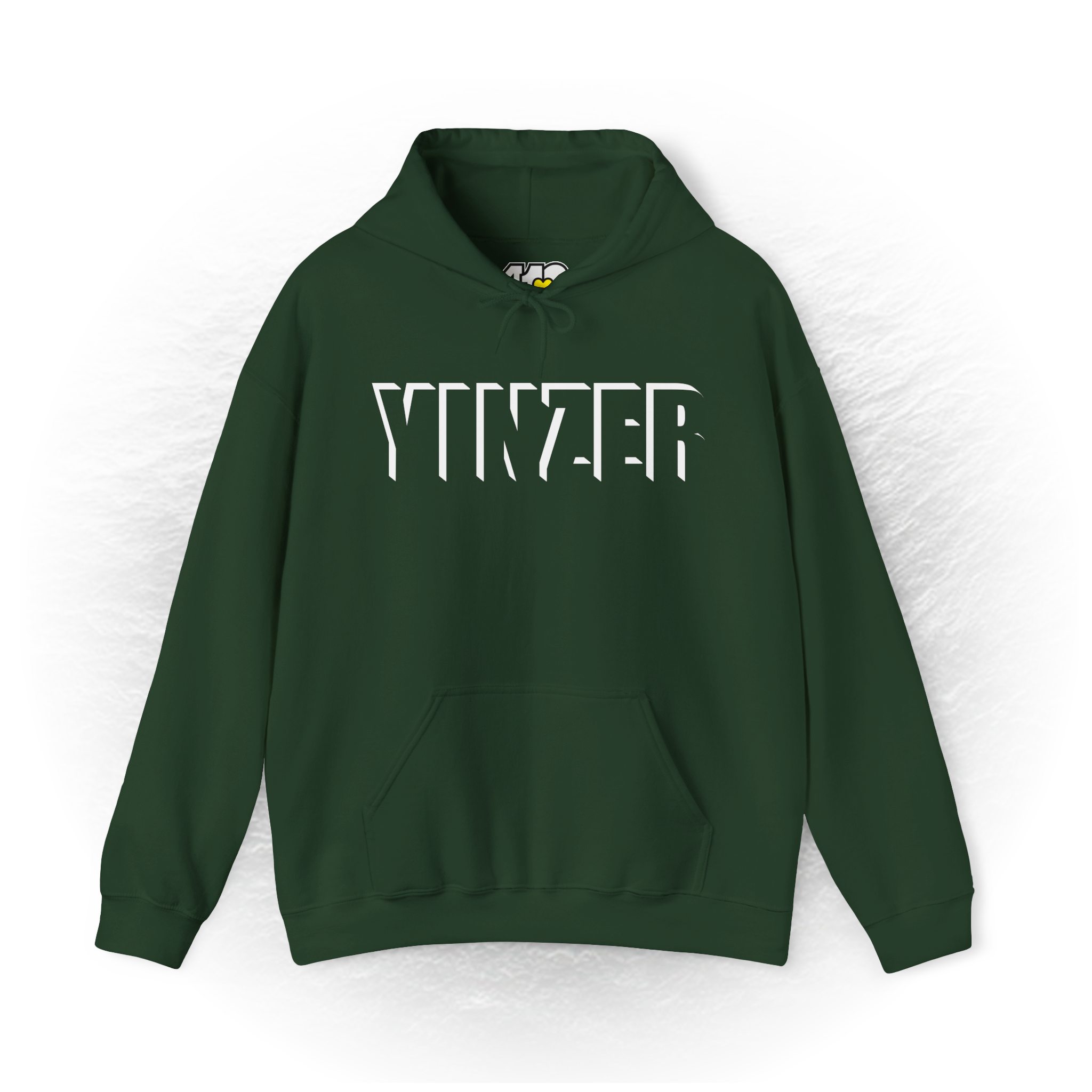 Pittsburgh Yinzer Bold White Logo Unisex Hoodie