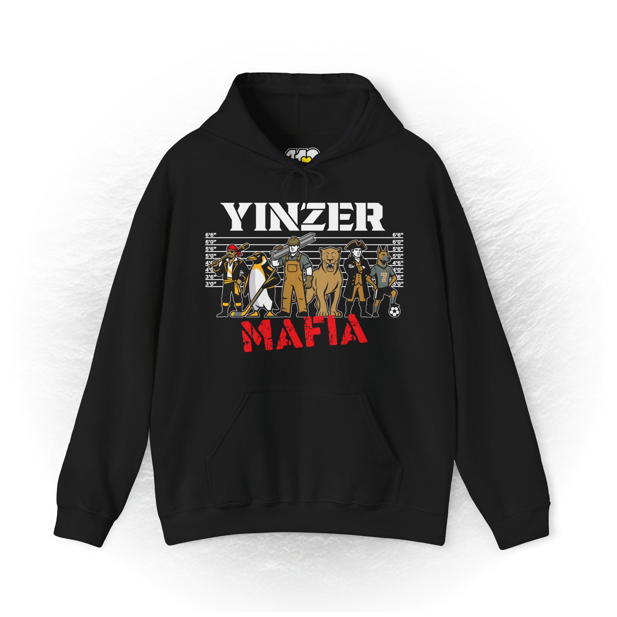 Pittsburgh Yinzer Mafia Unisex Hoodie
