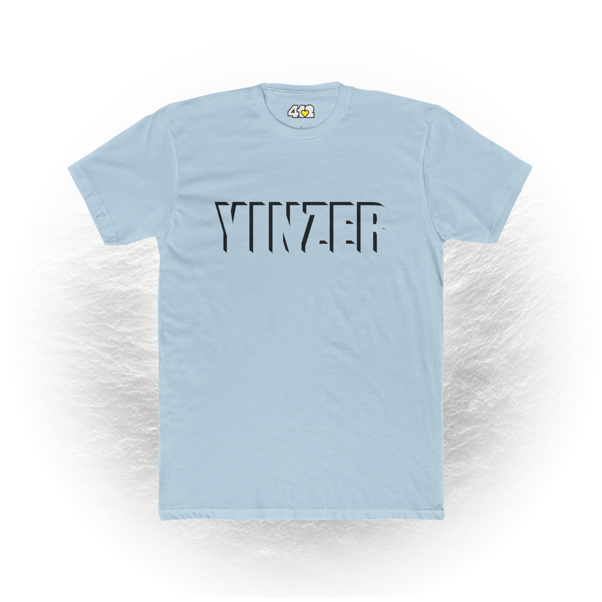 Pittsburgh Yinzer Bold Black Logo Unisex T-Shirt