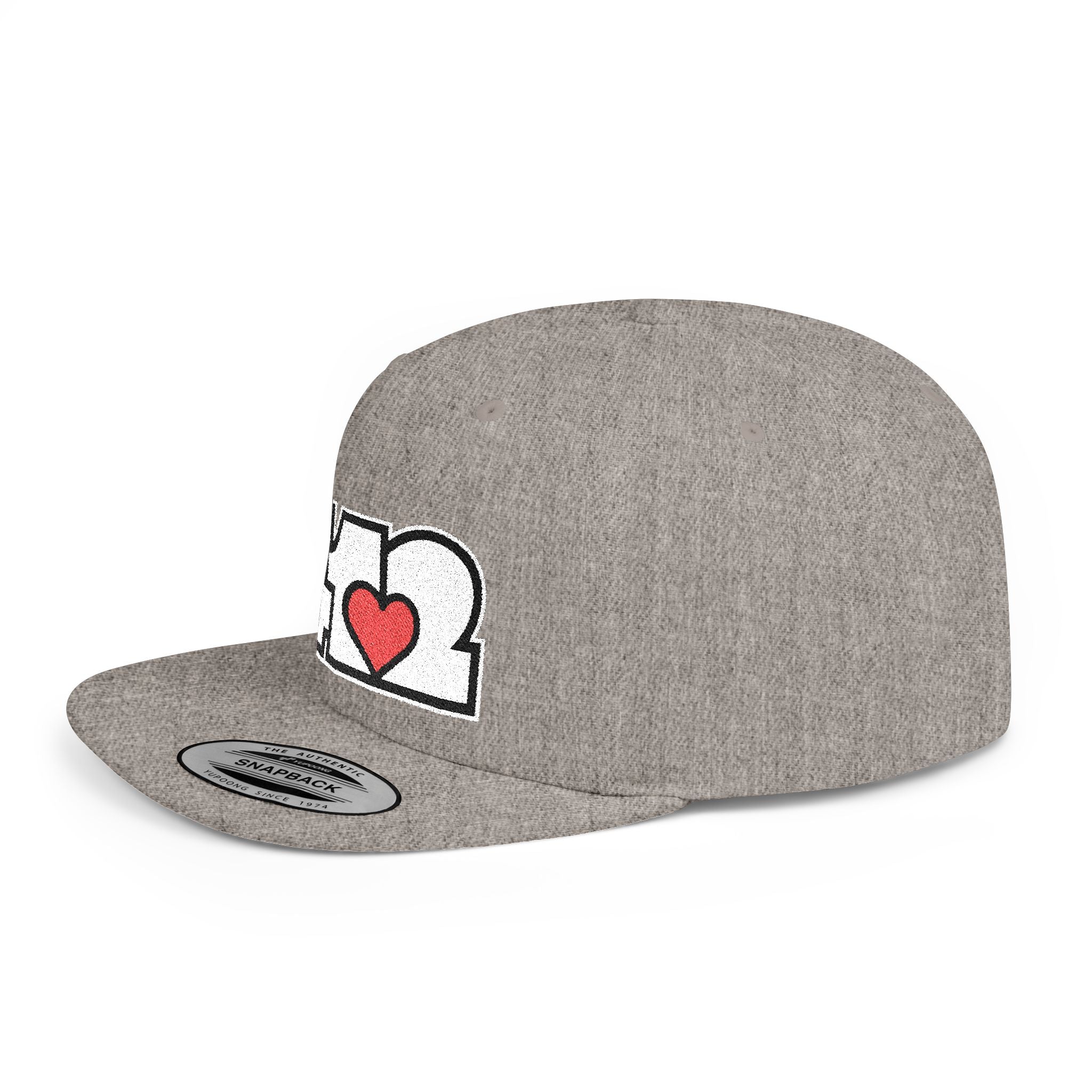 Pittsburgh 412 White & Red Embroidered Flat Bill Snapback Hat