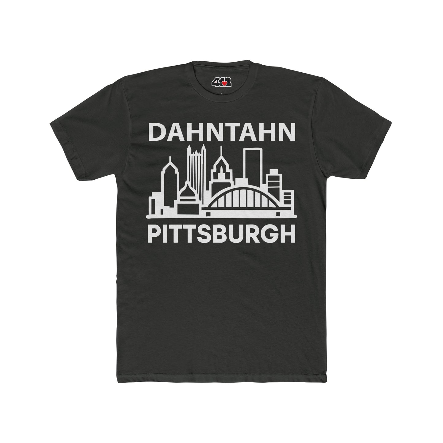 Dahntahn Pittsburgh Adult Tee -  White Logo
