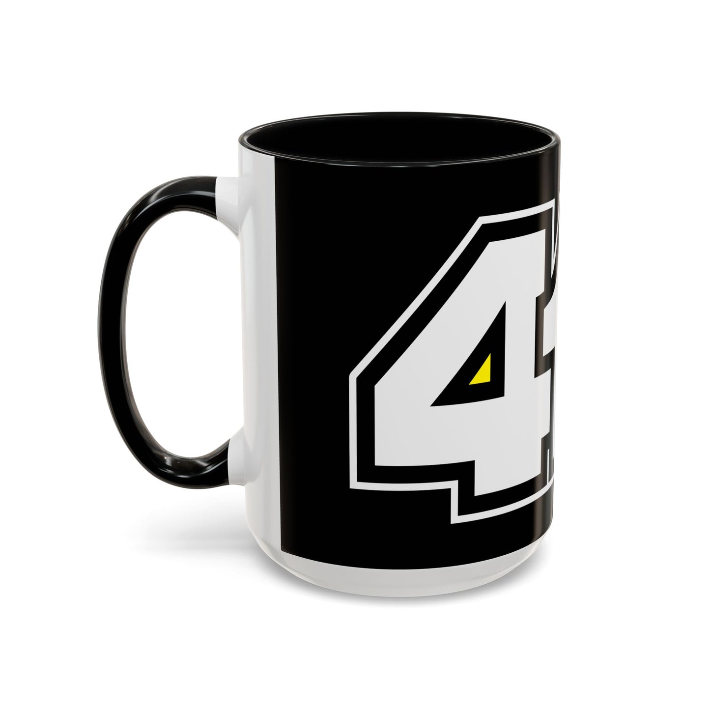 412 Collectible Mug - Yellow Heart, White Logo