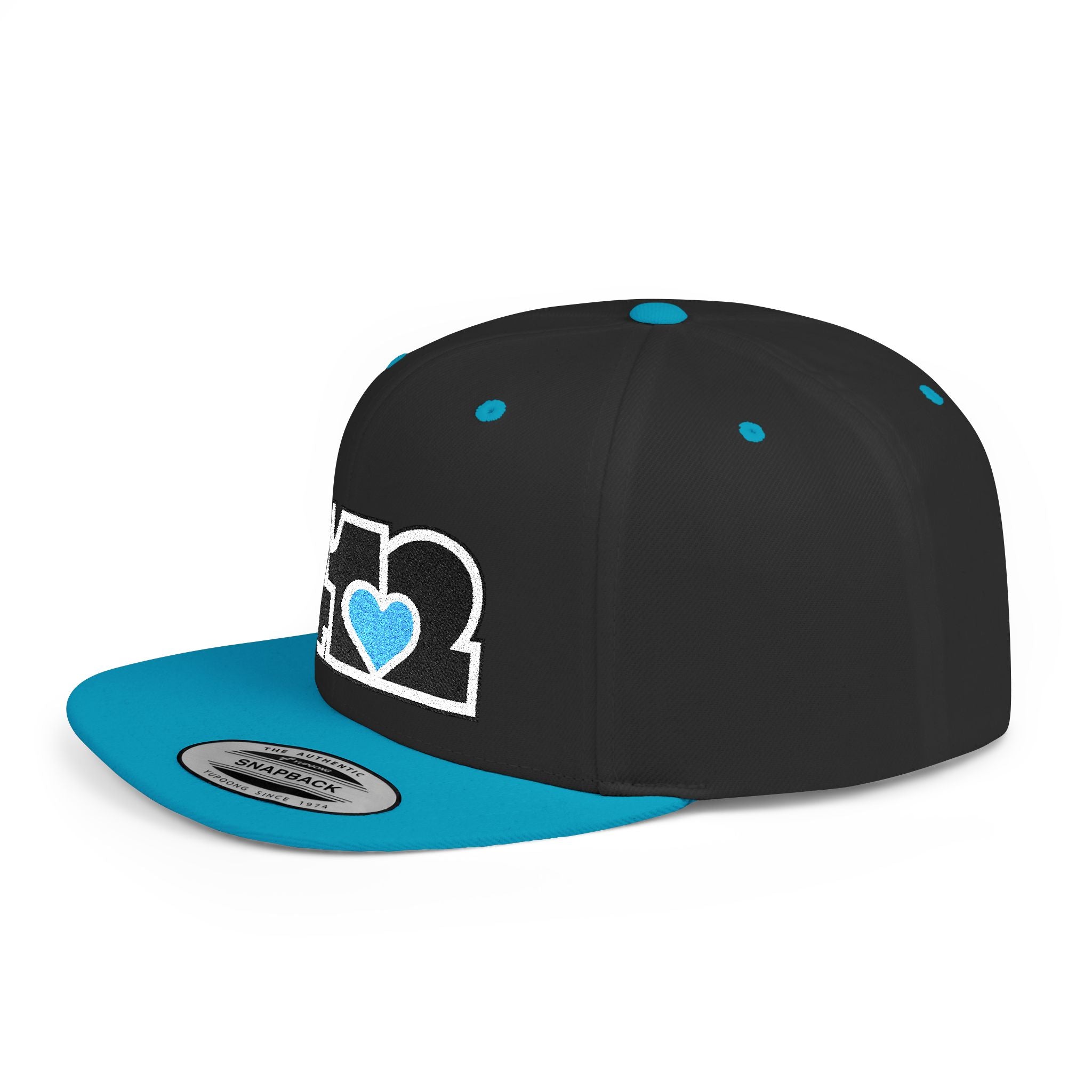 Pittsburgh 412 Black & Blue Embroidered Flat Bill Snapback Hat
